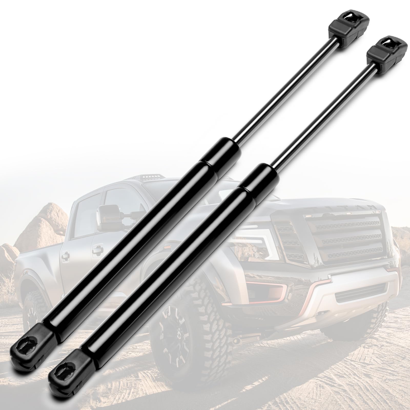 Vepagoo 2 Front Hood Gas Lift Supports Struts Shocks Springs for 2004-2012 Nissan Titan or 2004 Nissan Pathfinder or 2005-2013 Nissan Armada