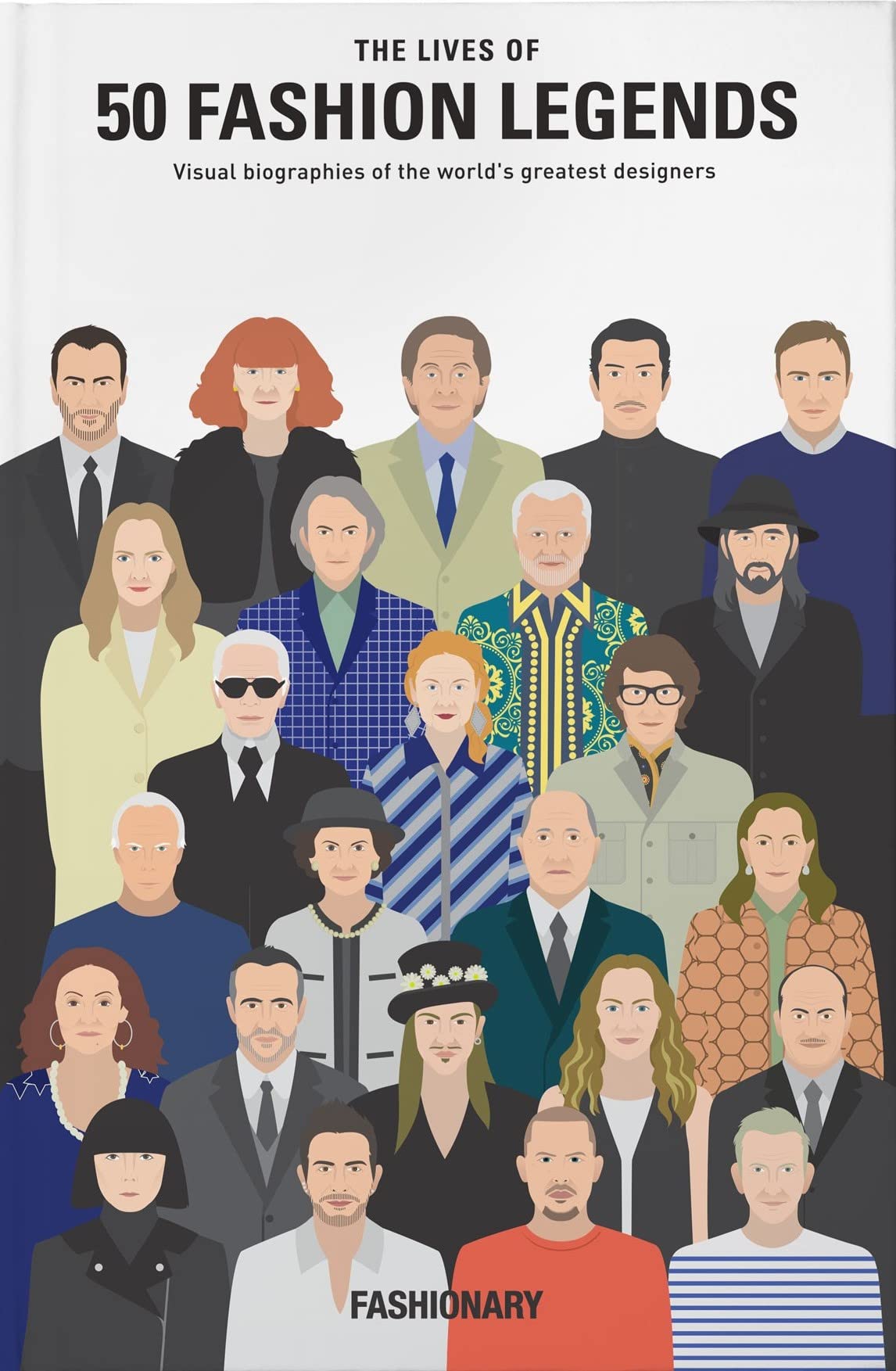 The Lives of 50 Fashion Legends: Visual biographies of the world's greatest designers