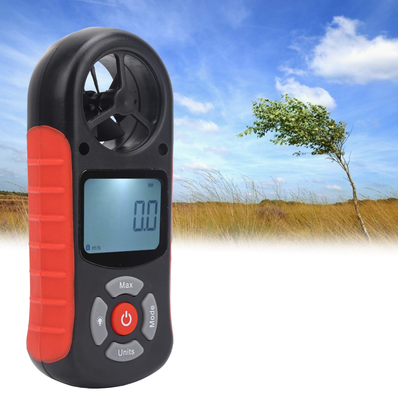 Anemometer, Wind Speed Tester, Professional for Climbing Hiking