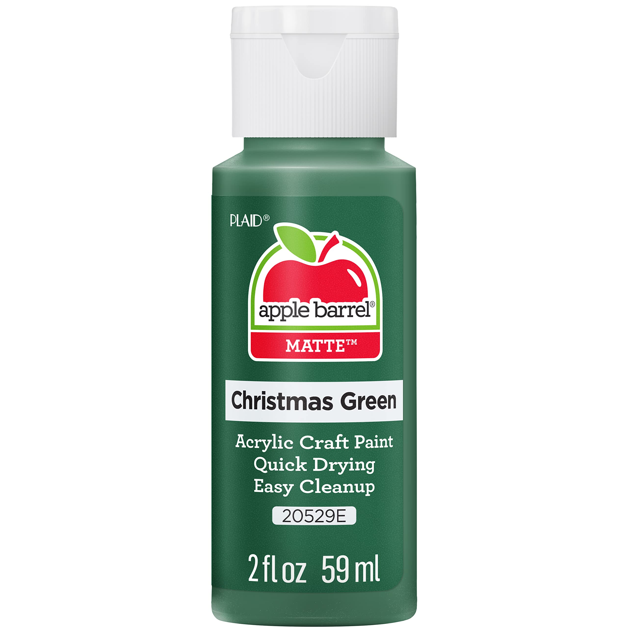 Apple Barrel Acrylic Paint, Christmas Green (Pack of 3) 2 oz, 20529EA