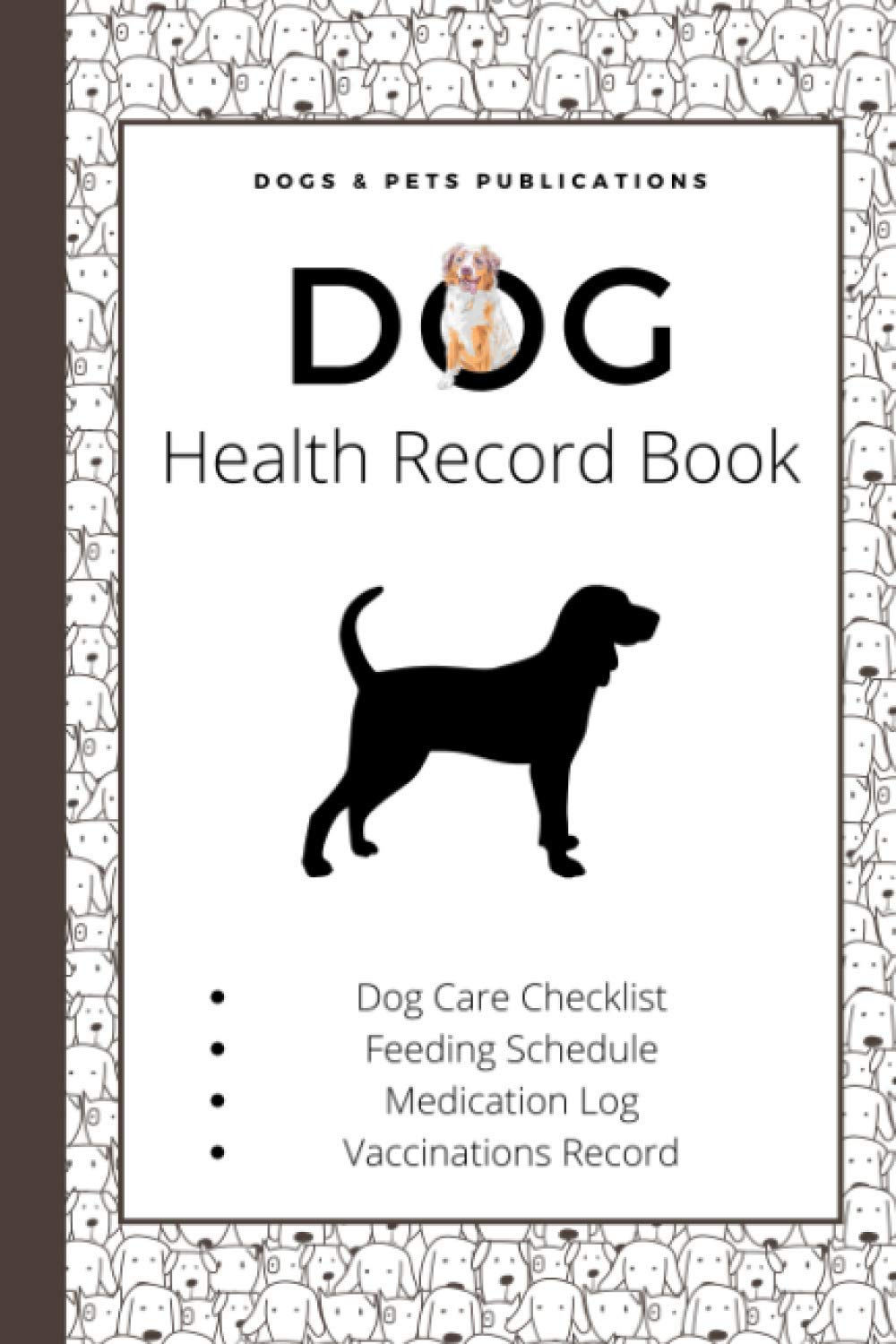 Dog Health Record Book: Coonhound Lovers Edition | A Gift for Coonhound Owners and Pet Lovers | The Holistic Dog Log Book for Coonhound Moms and Dads