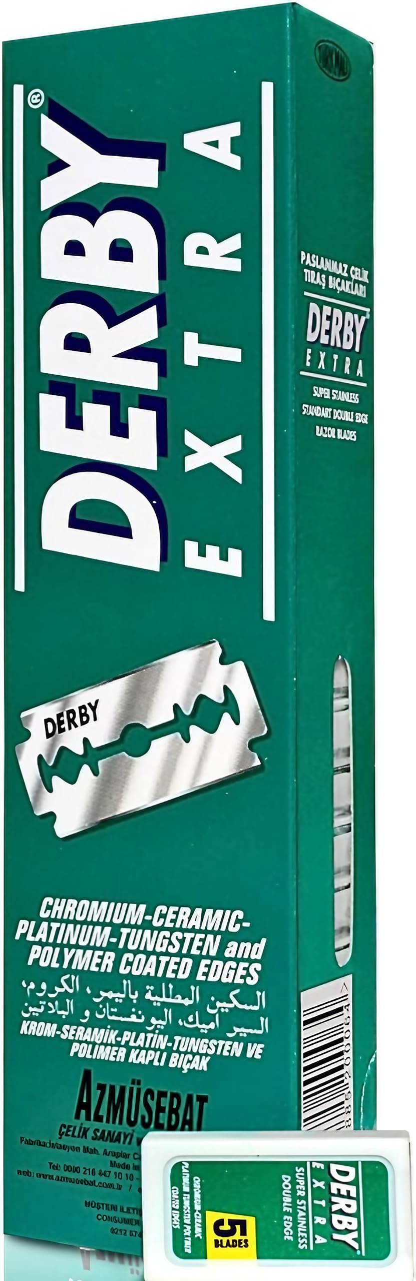 Derby Extra Double Edge Razor Blades 100ct