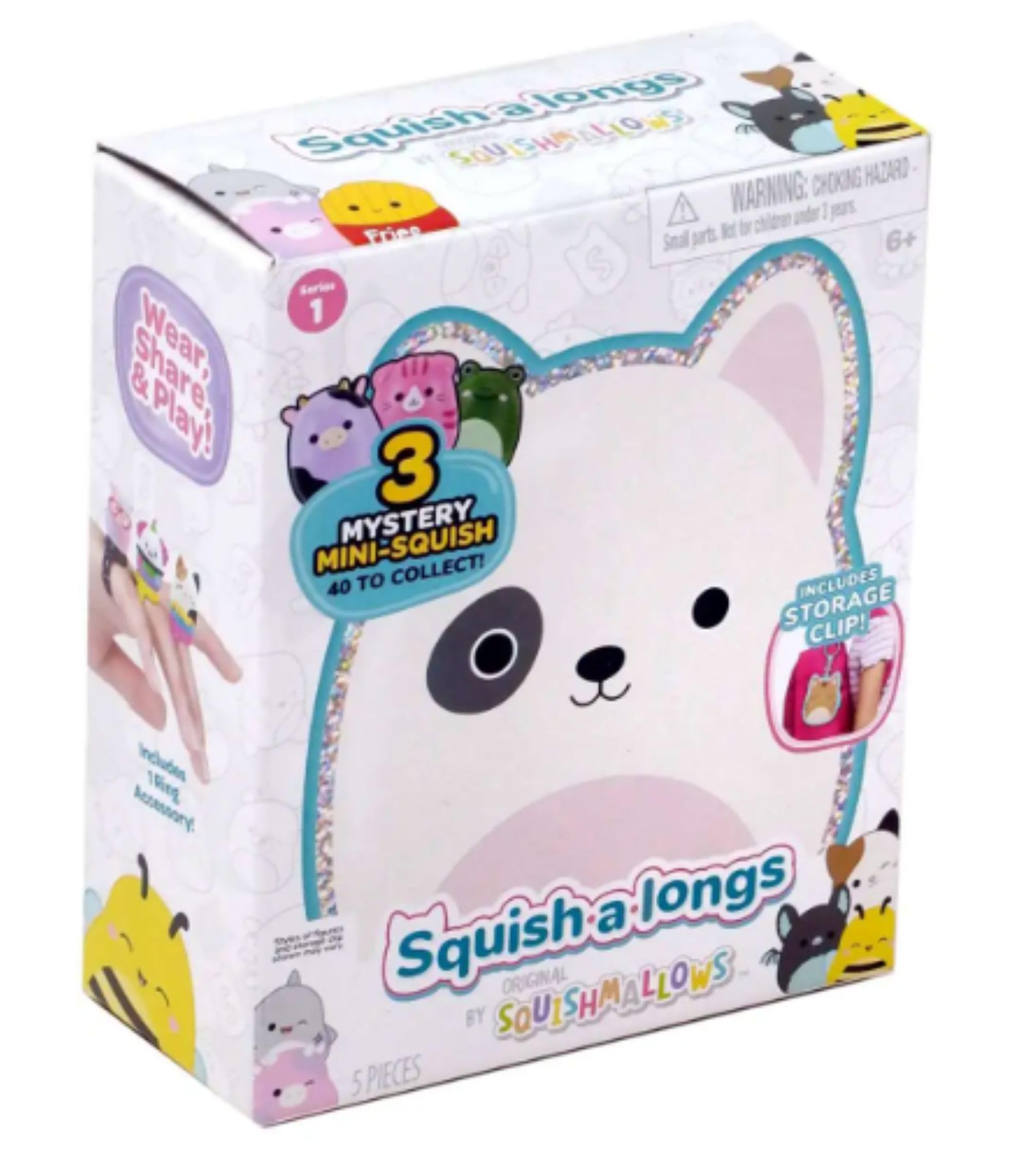 Squish-a-Longs Clip & Go - Series 1 Assortment