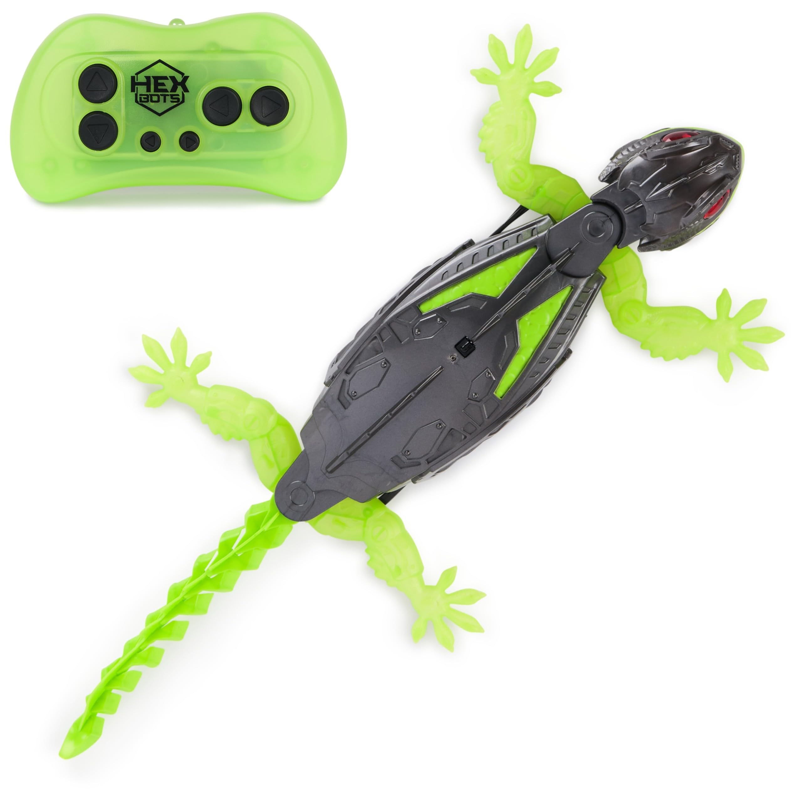 Wall Crawler Gecko, Rechargeable Remote Control Robot Kids Toys, Climbs up Walls for Prank Toys & Games, RC Robot Toys for Boys & Girls Ages 4 & Up