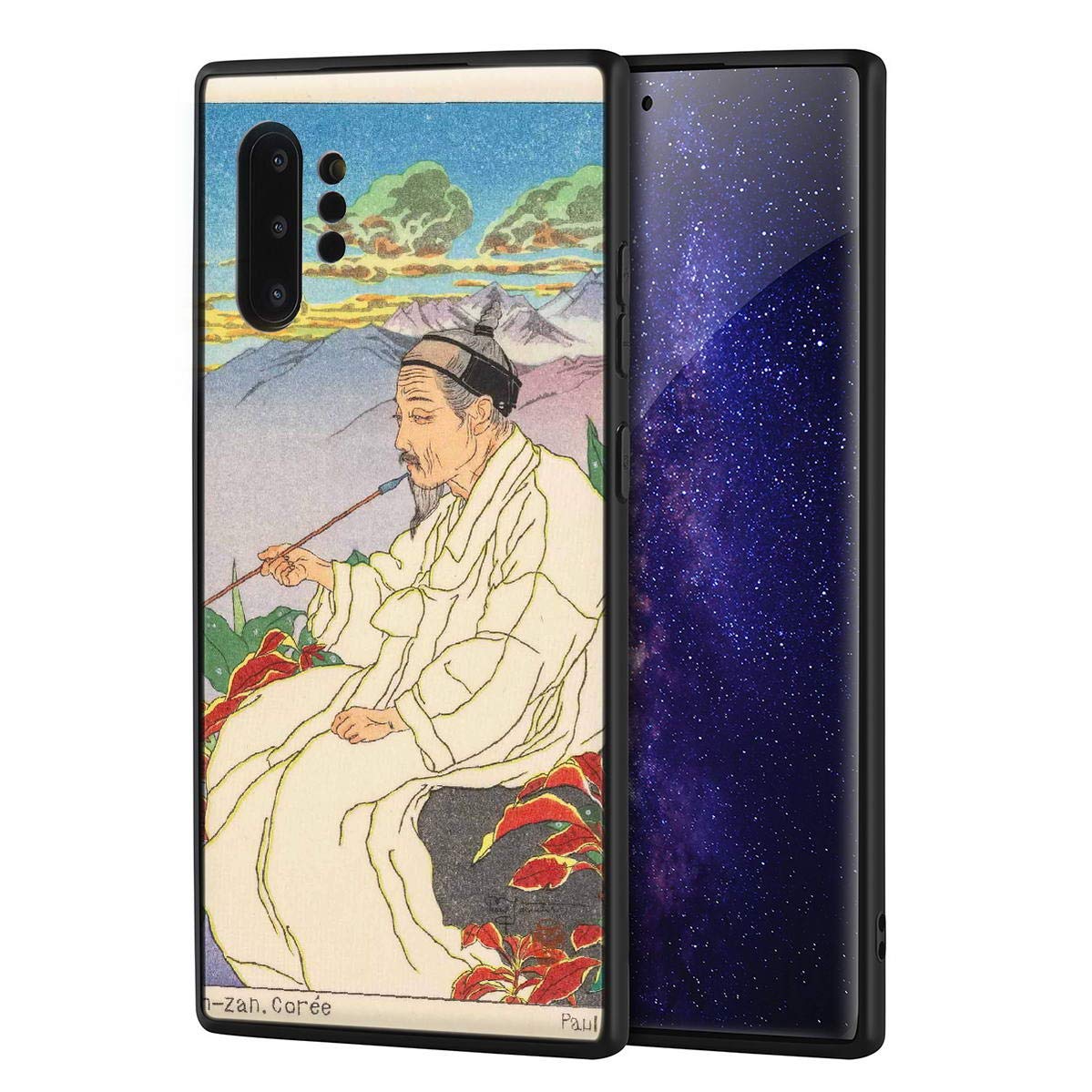 Paul Jacoulet for Samsung Galaxy Note 10 Pro Case/Art Cellphone Case/Giclee UV Reproduction Print on Mobile Phone Cover(Hokkan is Korea)