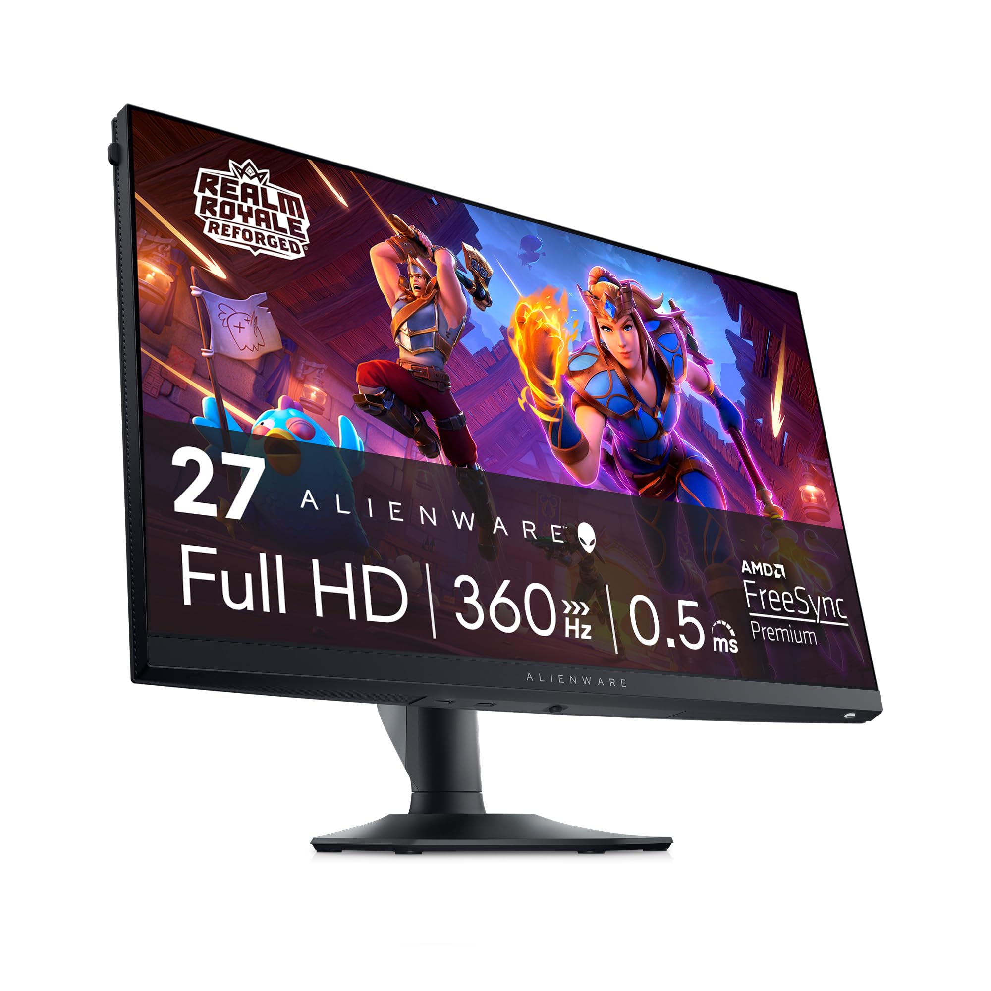 Alienware AW2724HF 27 Inch Full HD (1920x1080) Gaming Monitor, 360Hz, Fast IPS, 0.5ms, AMD FreeSync Premium, VESA AdaptiveSync, 99% sRGB, HDR 10, 2x DisplayPort, HDMI, 5x USB, 3 Year Warranty