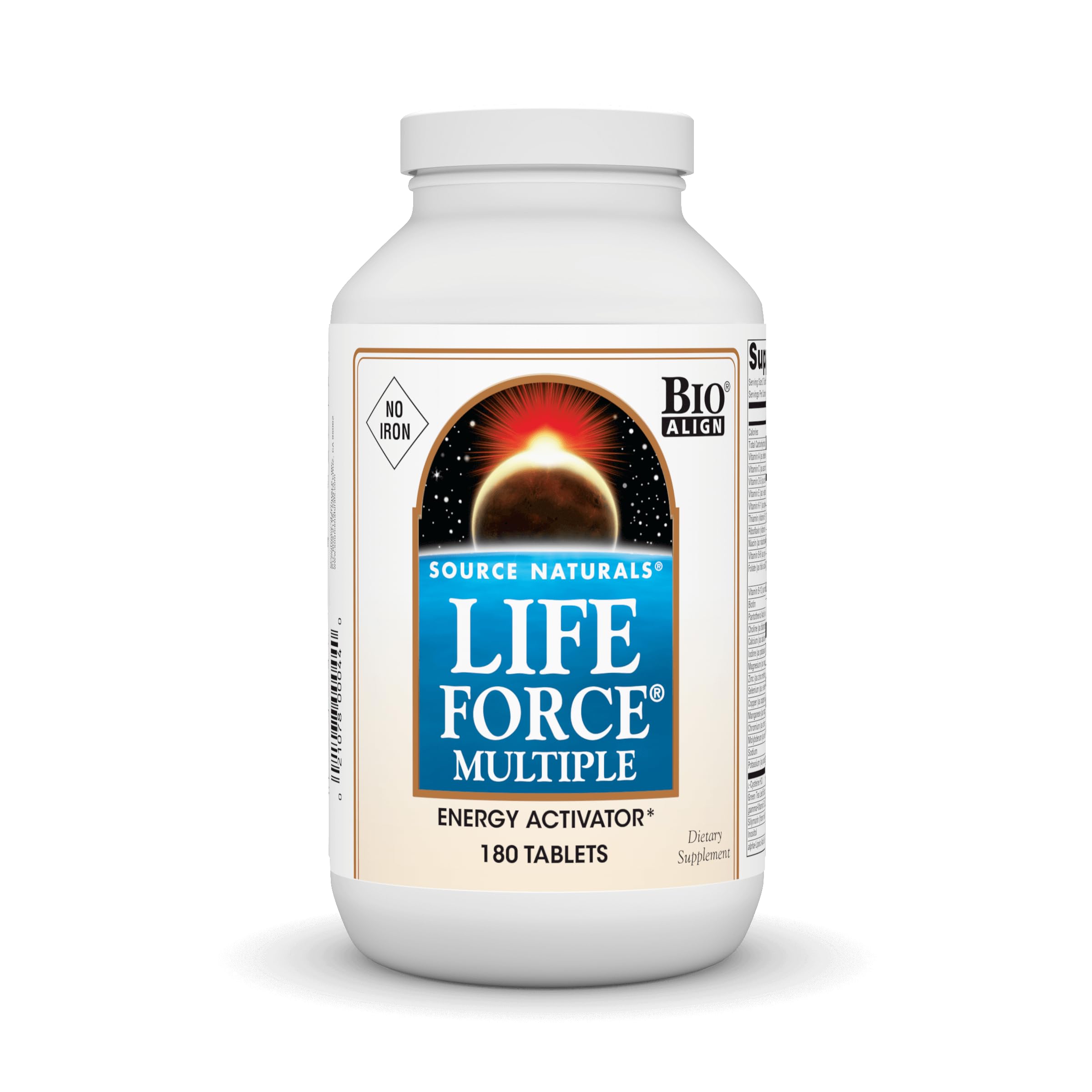 Source NaturalsLife Force Multiple, No Iron, Enegry Activator* - 180 Tablets