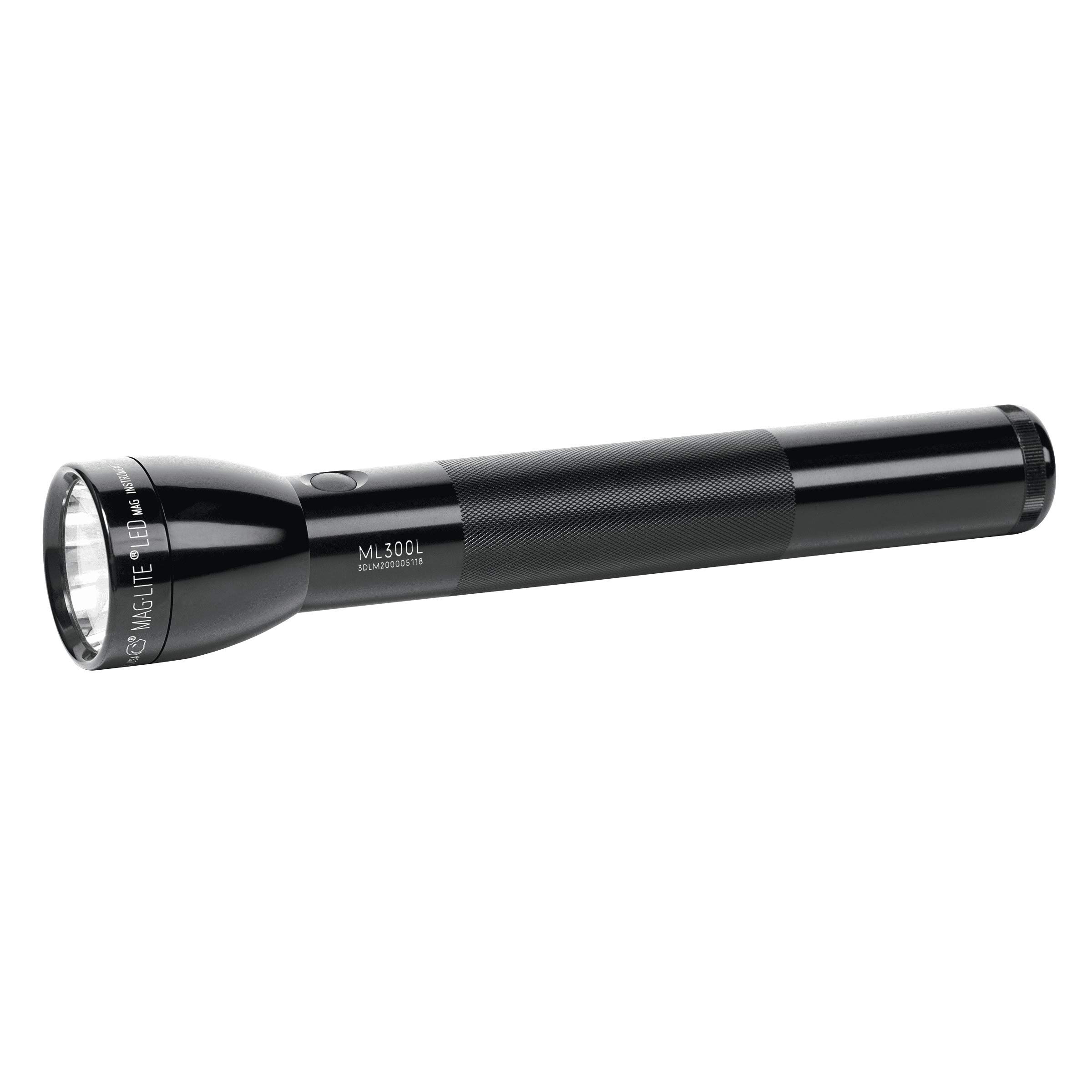 Maglite ML300L LED 3-Cell D Flashlight, Black