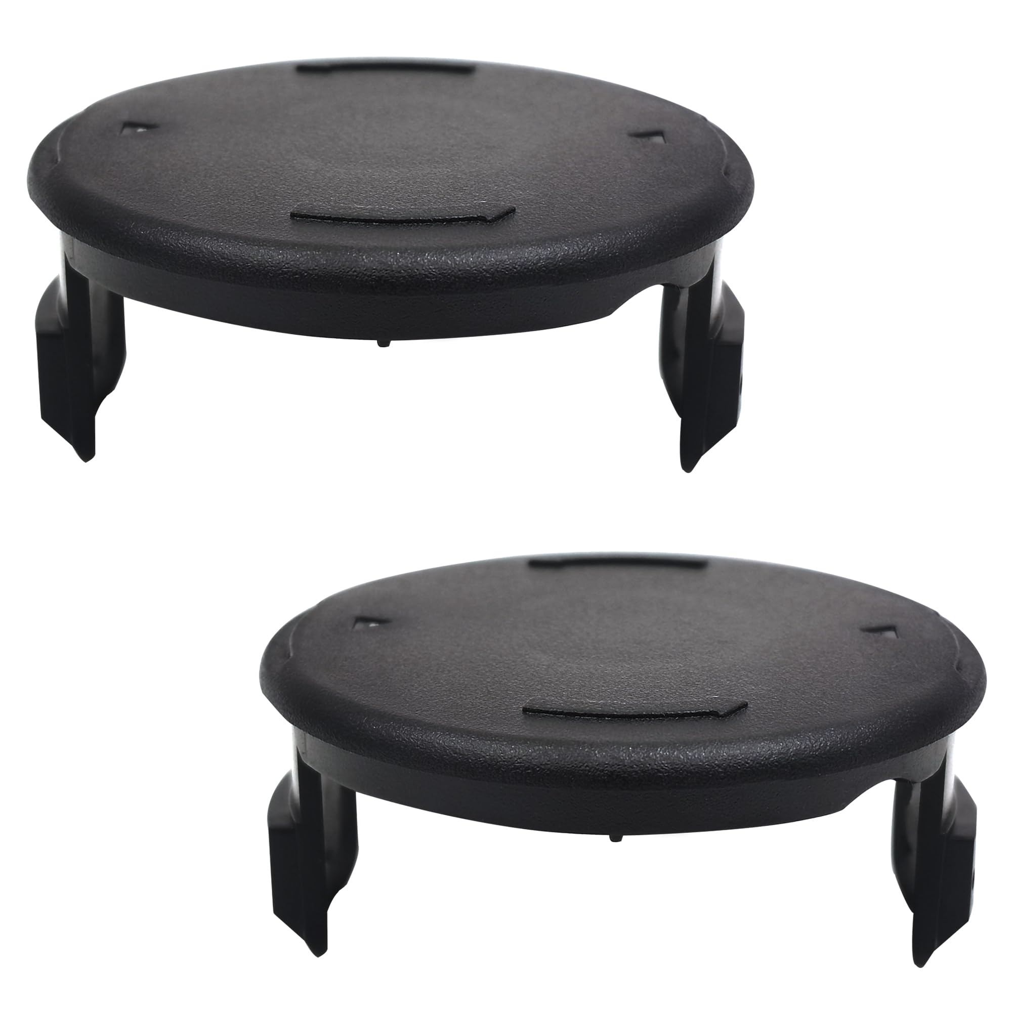 Weed Eater Spool Cap Cover for Hyper Tough String Trimmer Model HT19-401-003-06 & HT19-401-003-07,Hyper Hyper 20V Max Weed Eater Parts,Black,2 Pack