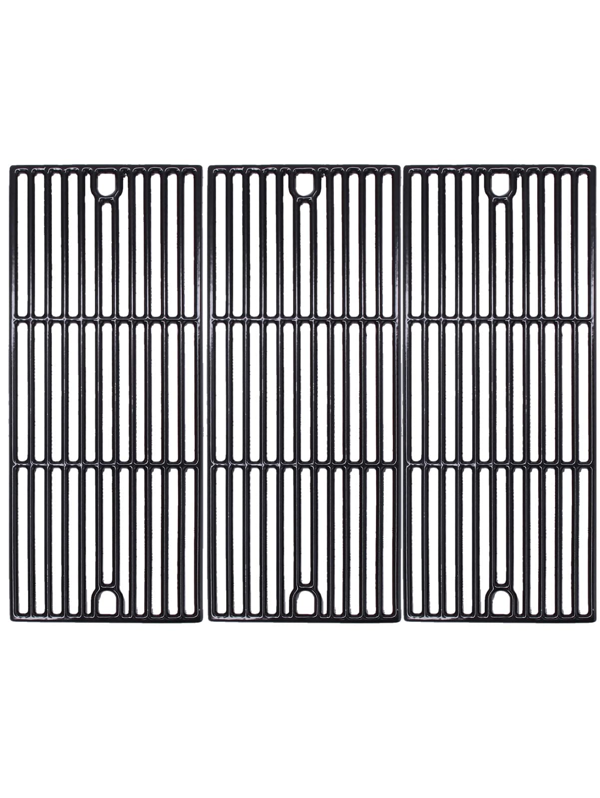 Hongso17 3/4 Inch Porcelain Coated Cast Iron Cooking Grid Grate Gas Grill Replacement part for Brinkmann 810-7490-F, 810-8410-F 810-8410-S 810-2410-S, 810-2411-F, Charmglow 810-8410-F, PCD103, 3-Pack