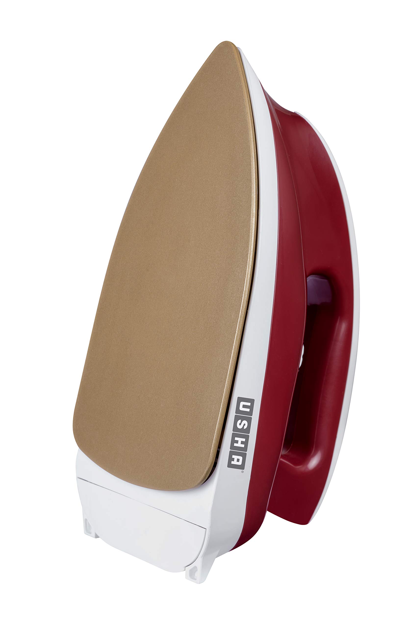 USHA EI Goliath Plastic Heavy Weight 1200 Watts Dry Iron, 1.8 Kg(Red), 1200 Watt