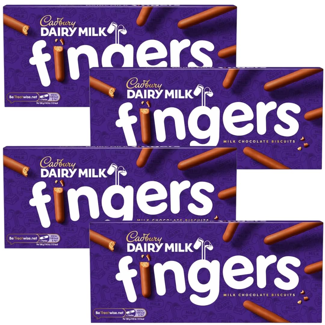 Chocolate Finger Bundle With Dairy Milk Chocolate Fingers 114g (4 Pack)