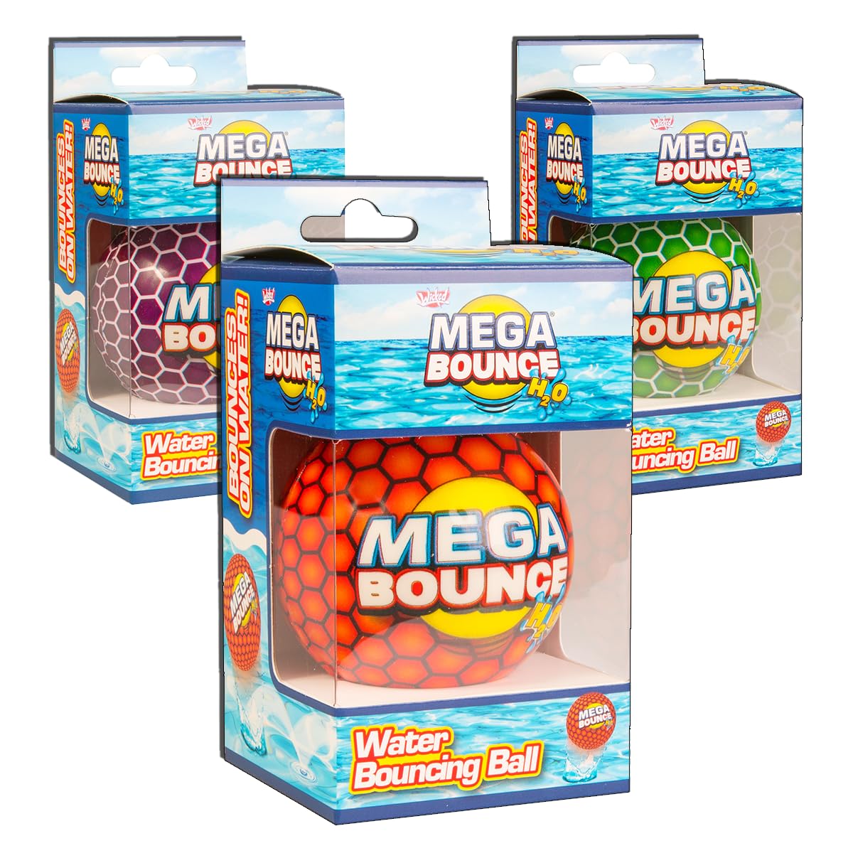 Wicked Mega Bounce H2O | The Bouncy Ball That Bounces Across Water | One Ball - Random Colour