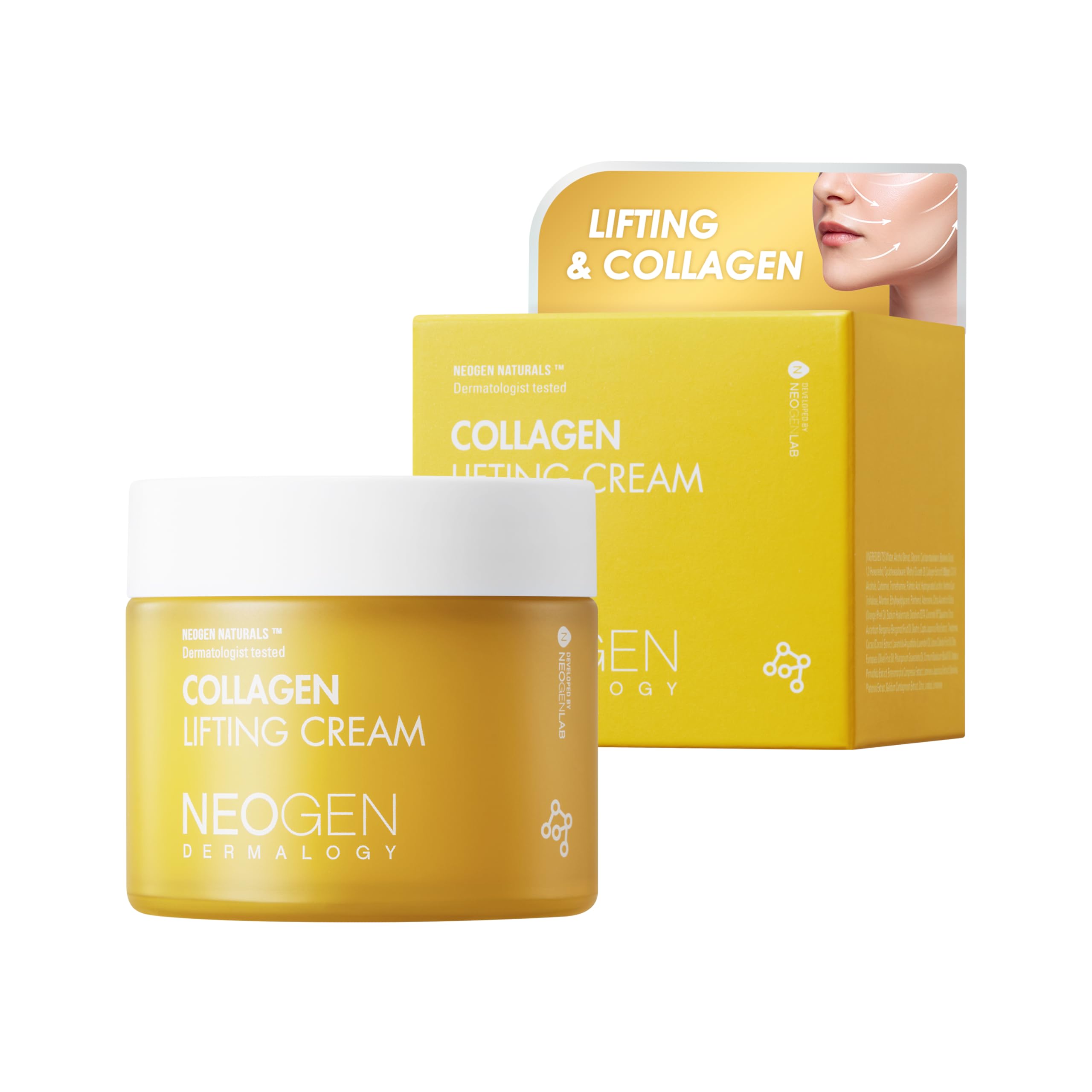 DERMALOGY by NEOGENLAB Collagen Moisturizing Cream - Facial Moisturizer for Plump and Firming Skin (Collagen Lifting Cream 1.69 Fl Oz / 50 ml)