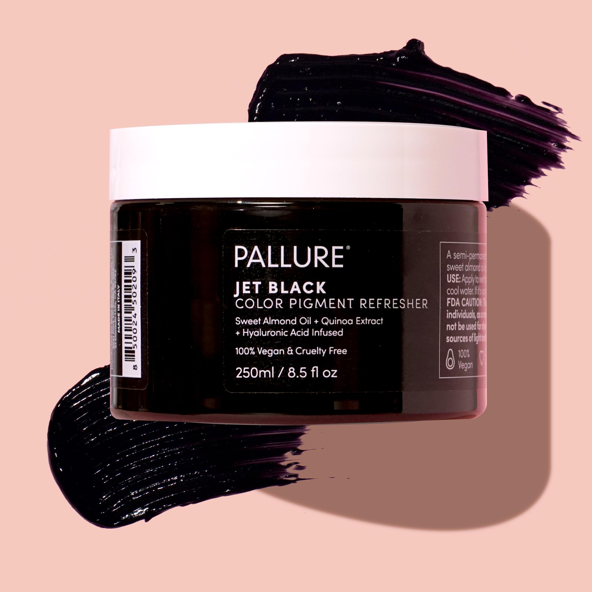 Pallure Color Pigment Refresher Mask, 8.5 Oz (Jet Black)