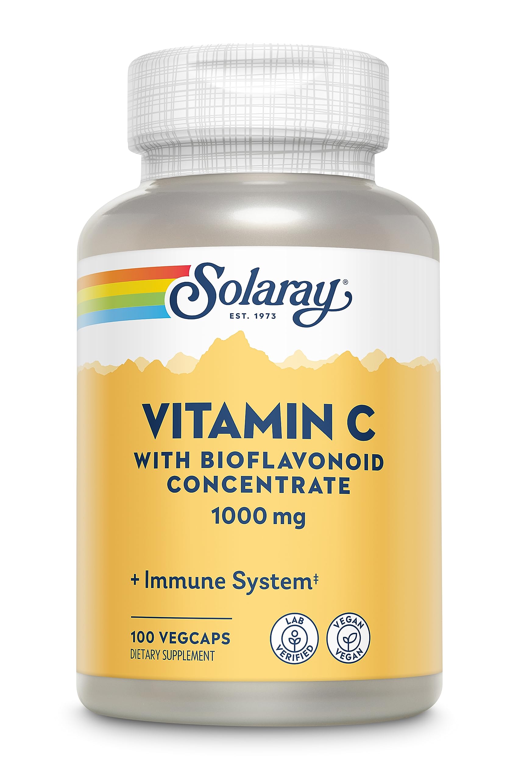 SOLARAYVitamin C With Bioflavonoid Concentrate 1000 mg Veg Capsules 100's