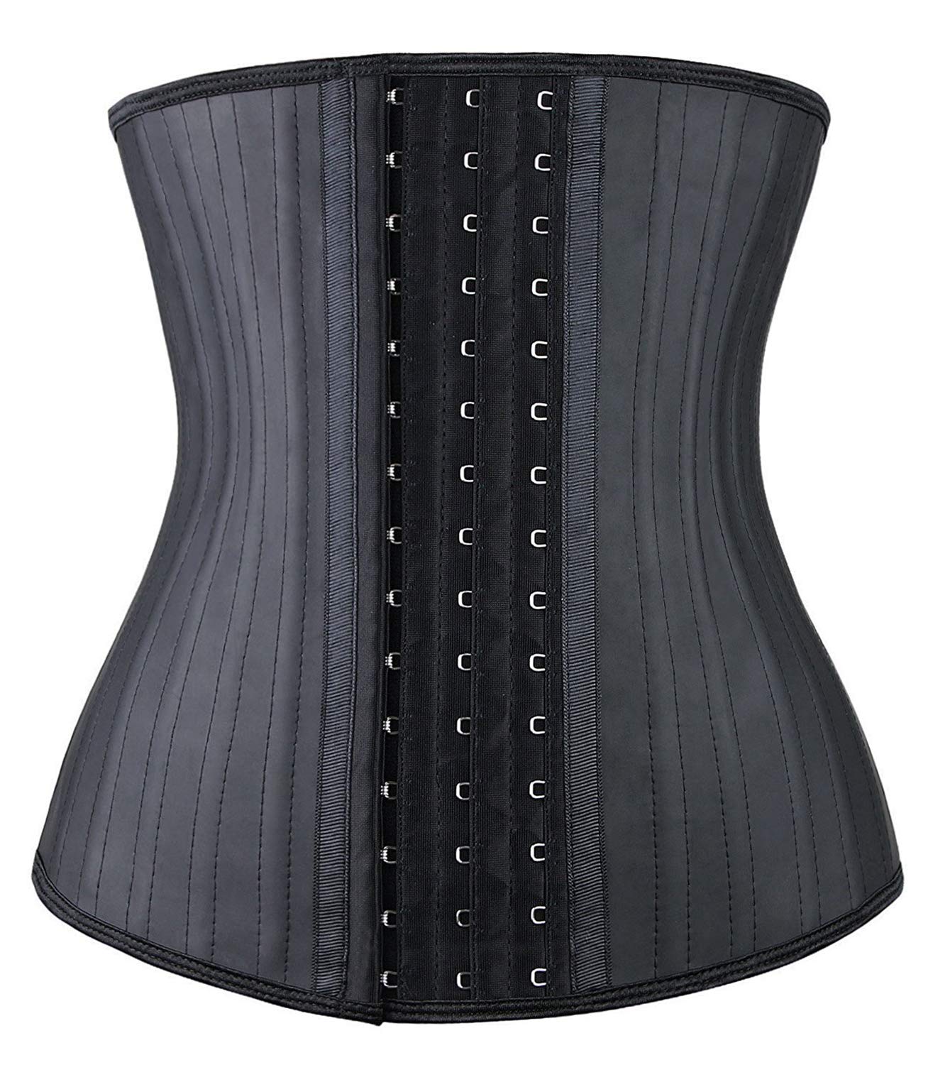 YIANNAWaist Trainer for Women Latex Steel Boned Corset Sport Tummy Control Body Shaper Cincher