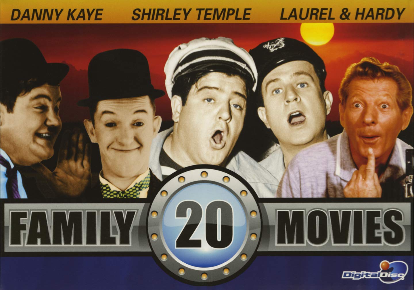 Family 20 Movies on 10 Dvd // Call of the Wild / David & Goliath / Godzilla Vs Megalon / Jungle Book / Tarzan & Many More