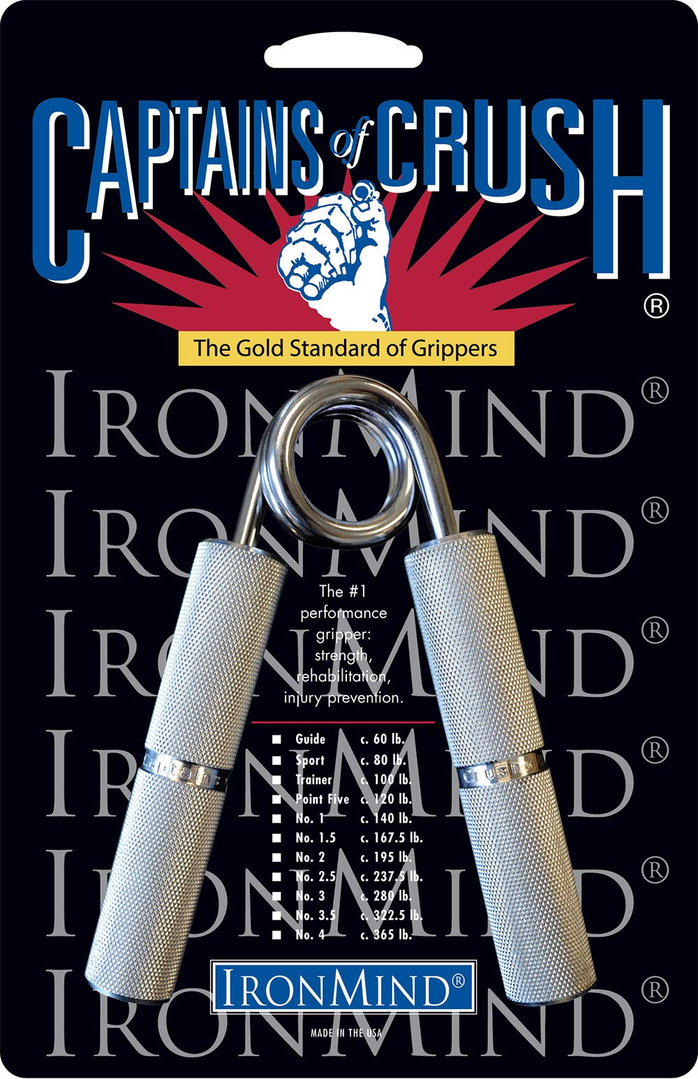 IronMind Captains of Crush (COC) Hand Gripper - The Gold Standard of Grippers | The World's Leading Hand Strengthener