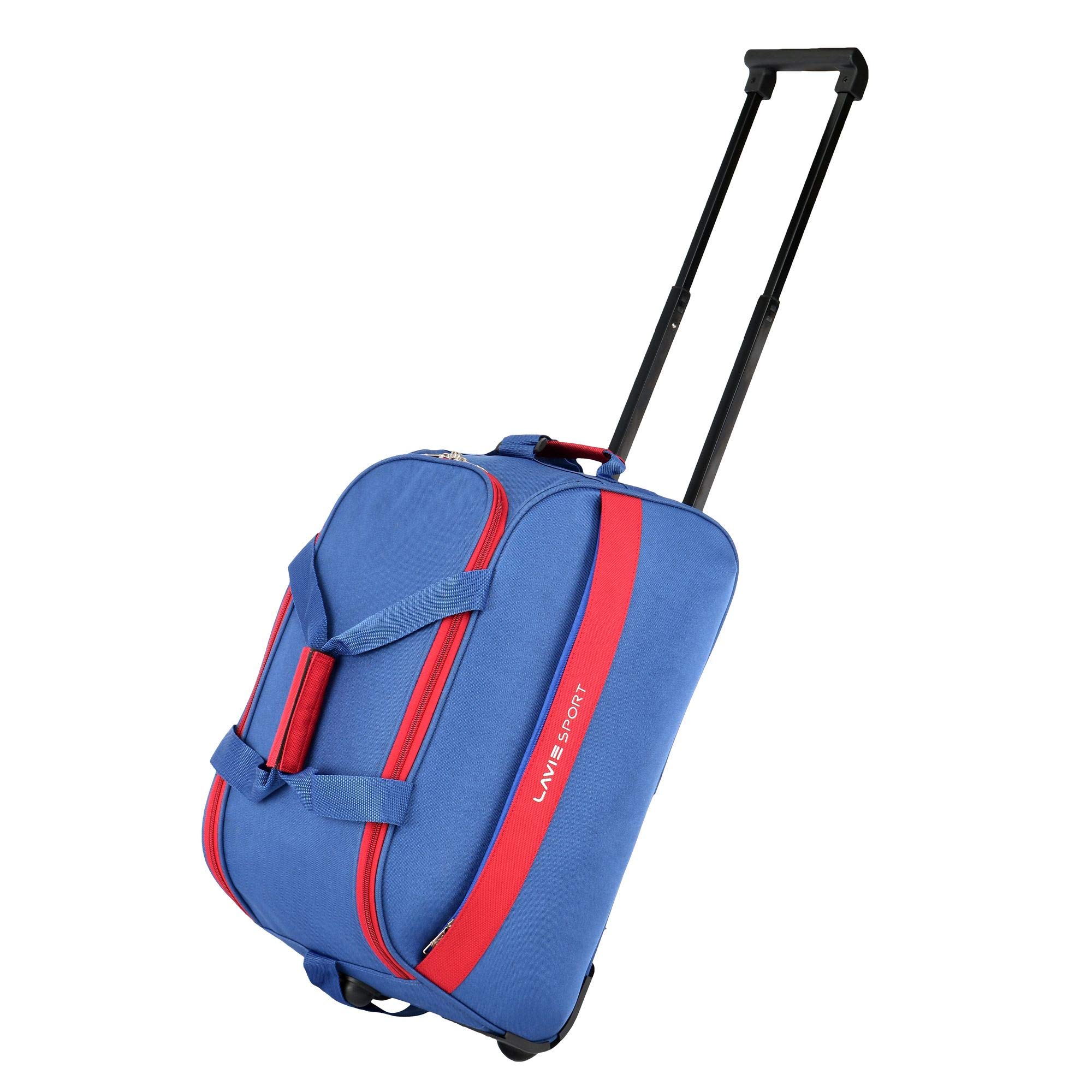 Lavie Sport Meridian Large Wheel Duffel Bag | Duffle Bag with Trolley | Duffle Bag with Sturdy Wheels