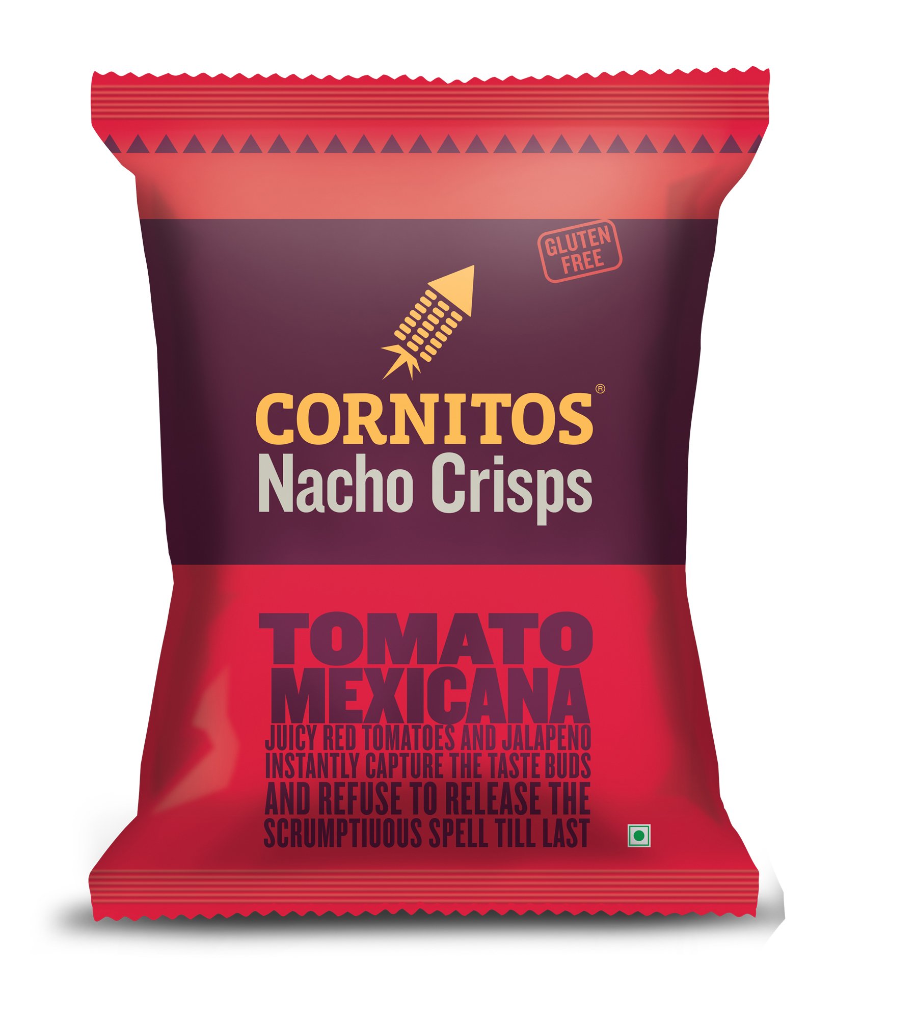 CORNITOS Nacho Crisps Tomato Mexicana, 150 gm