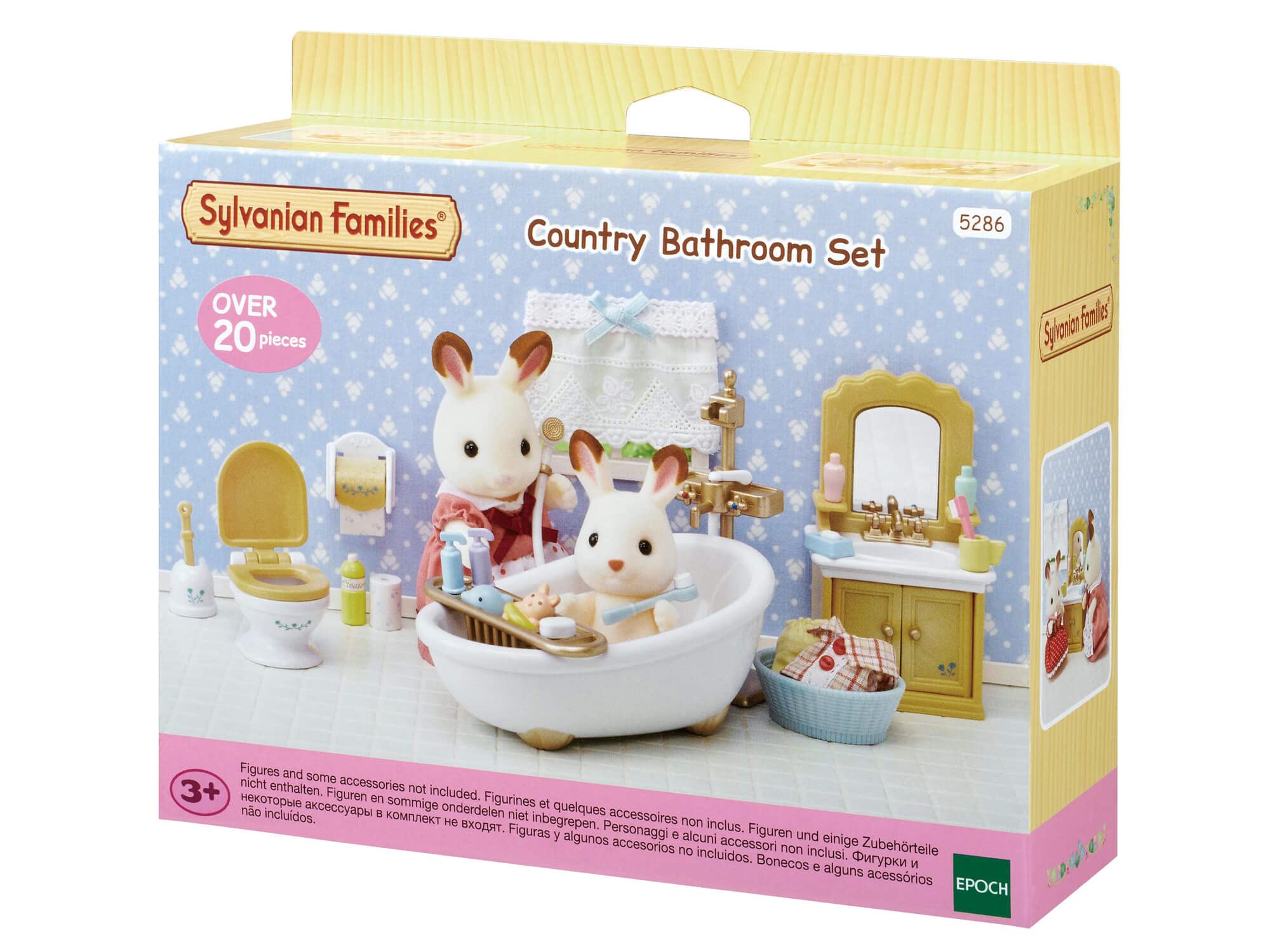 Sylvanian Families Epoch Country Bathroom Set, Multi-Colour, 5286