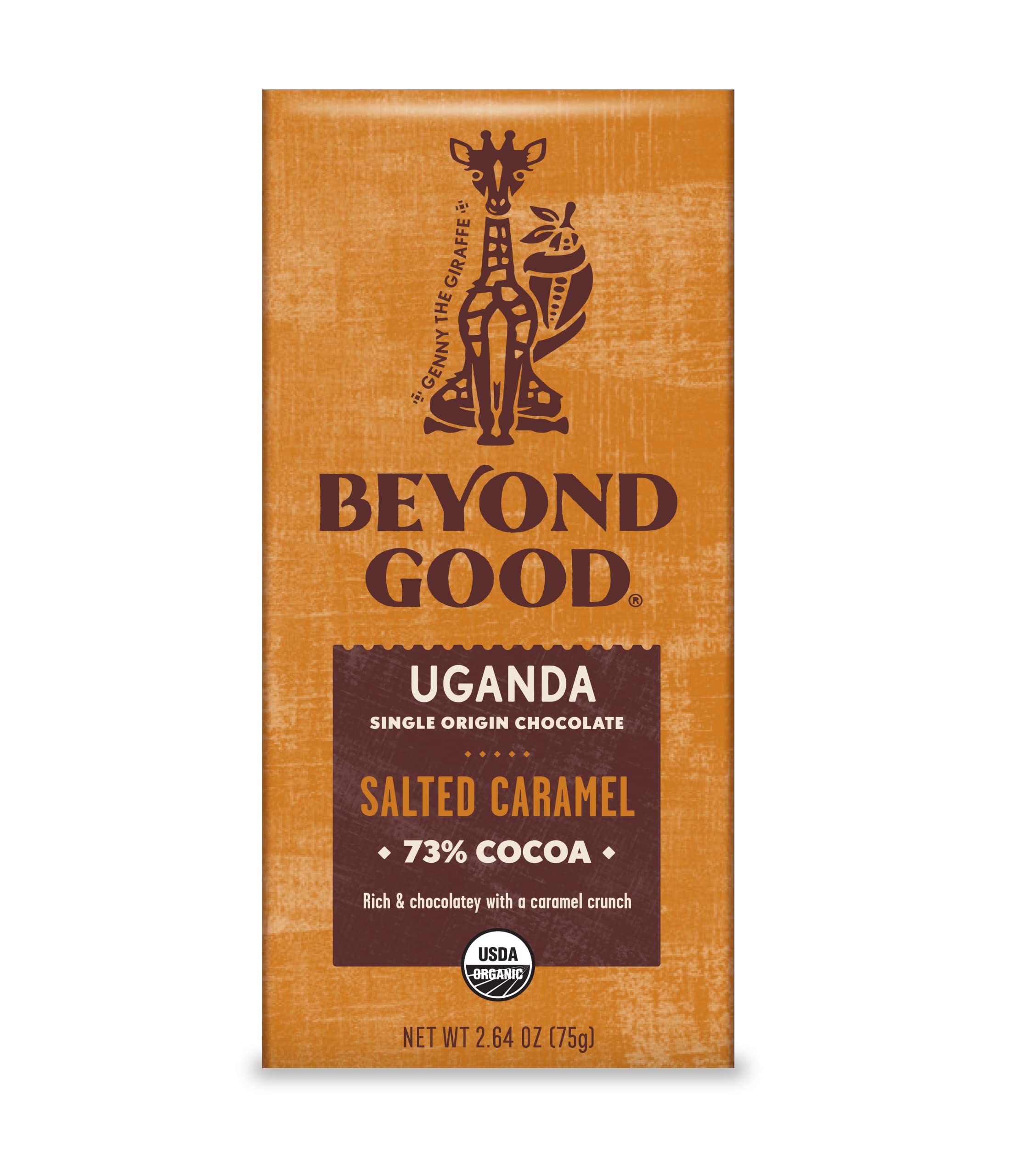 Beyond GoodOrganic Salted Caramel Chocolate Bar, 2.64 OZ