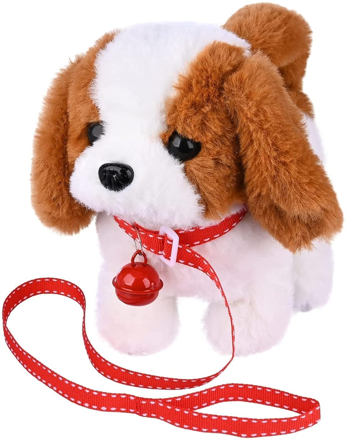 Girls Toddlers Toys,Baby Toys,Plush Saint Bernard Toy Puppy Electronic Interactive Pet Dog - Walking, Barking, Tail Wagging, Stretching Companion Animal for Kids