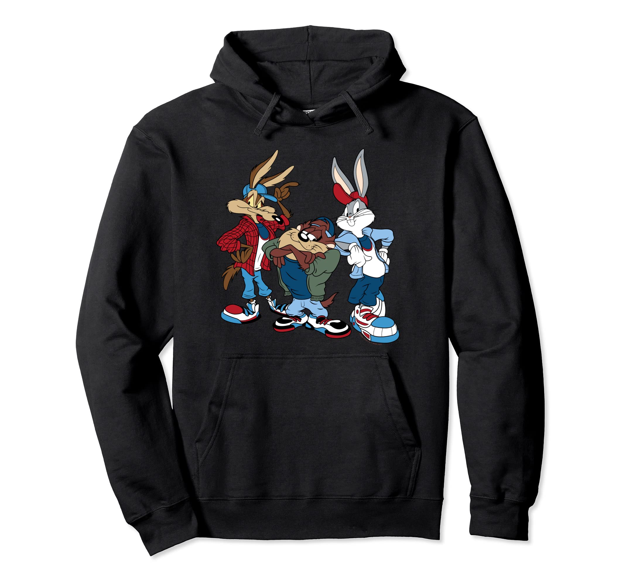 Looney TunesWiley, Bugs, Taz Pullover Hoodie