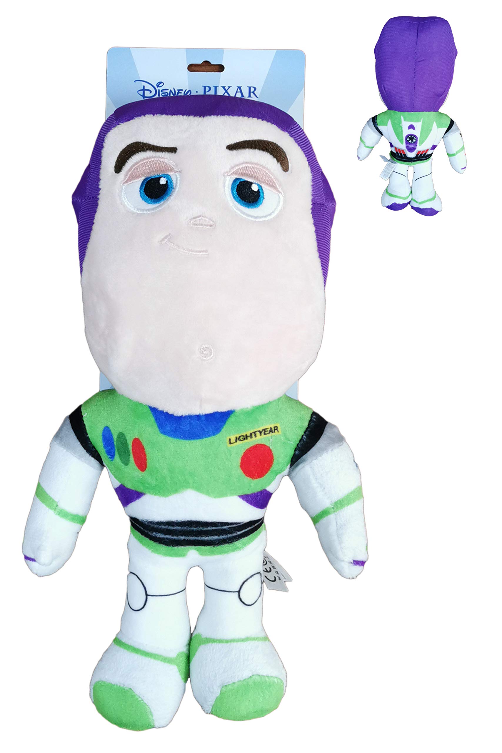 AWEHIRUDsney Toy Story - Plush astronaut Buzz Lightyear, space superhero with voice in English when you press your hand 11'80 "/ 30cm Super soft quality