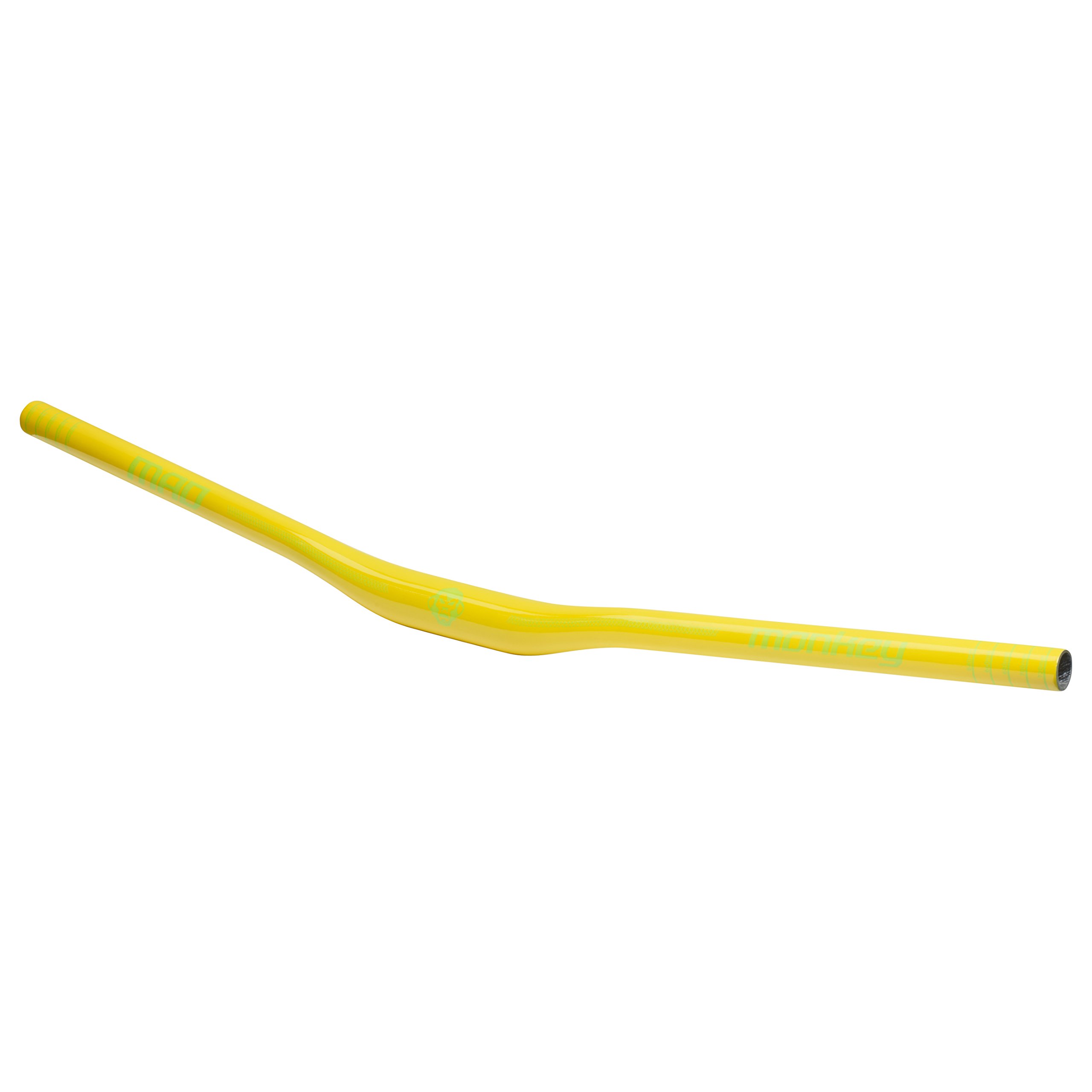 Mad Monkey Candie Bars Full Carbon Fiber Riser Mountain Bike Handlebar 720MM Banana/Lime Fade