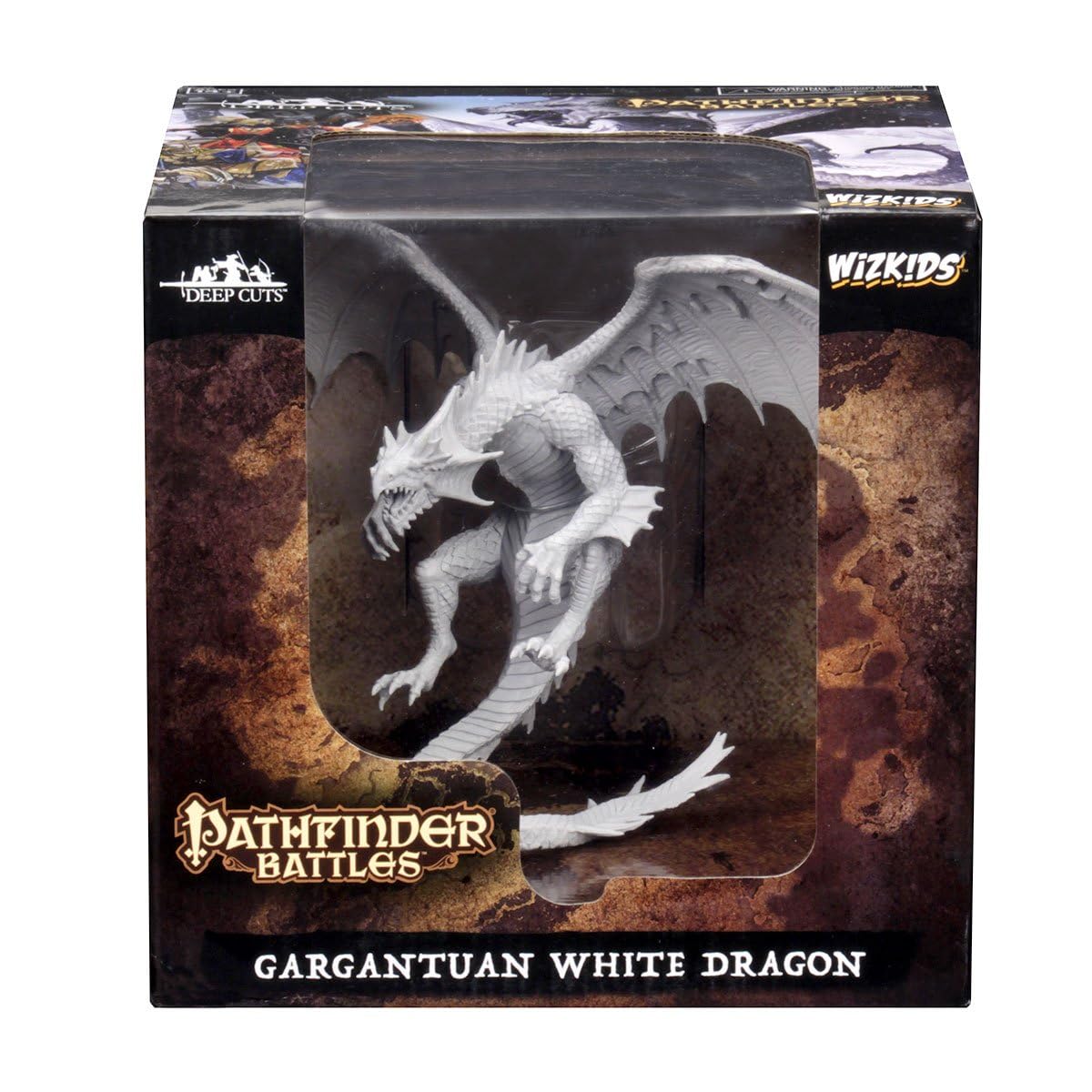 WizKids Pathfinder Battles™ Deep Cuts™ - Gargantuan White Dragon