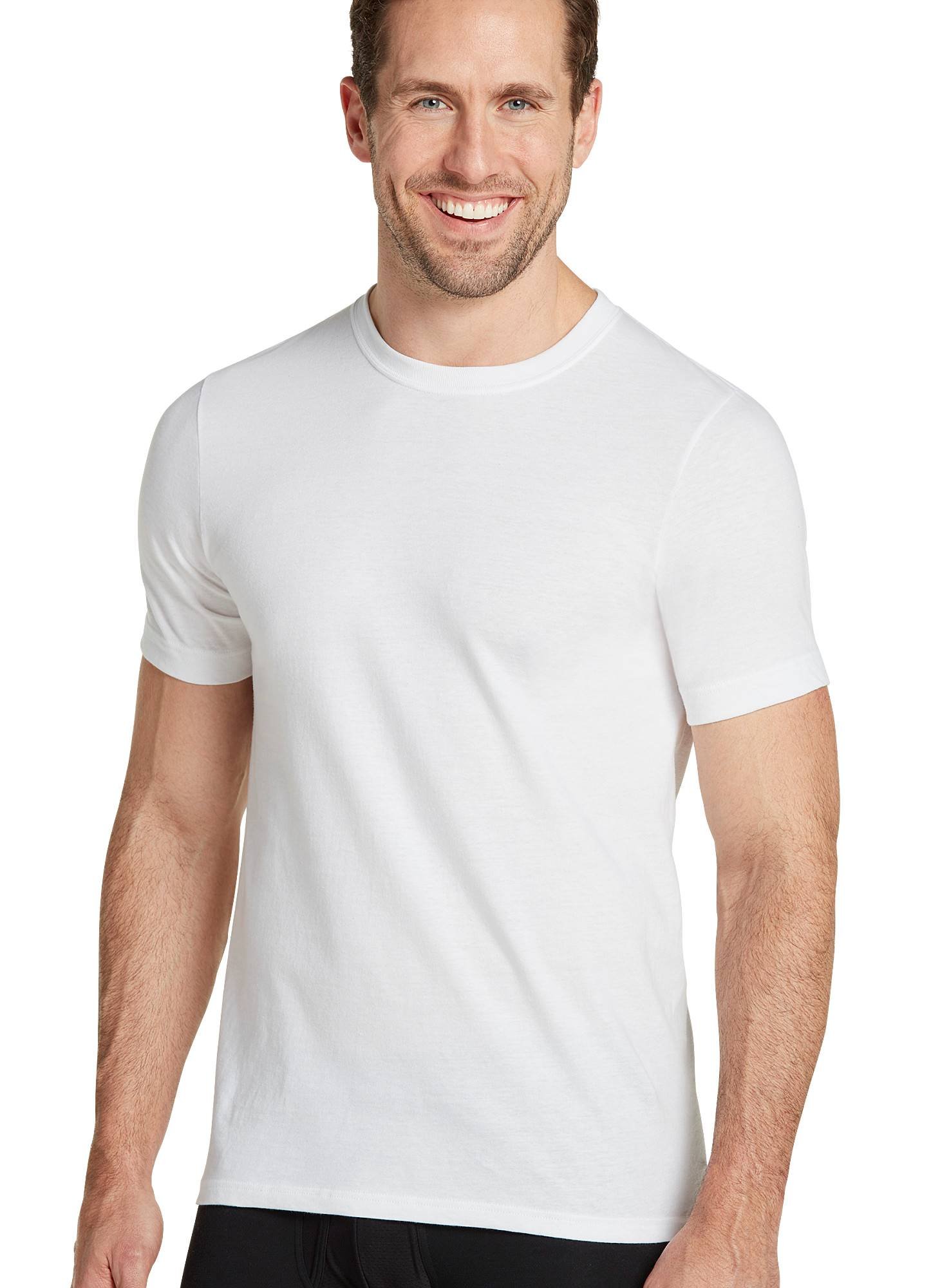 Jockey Men's Undershirt Big & Tall Classic Crew Neck T-Shirt- 6 Pack