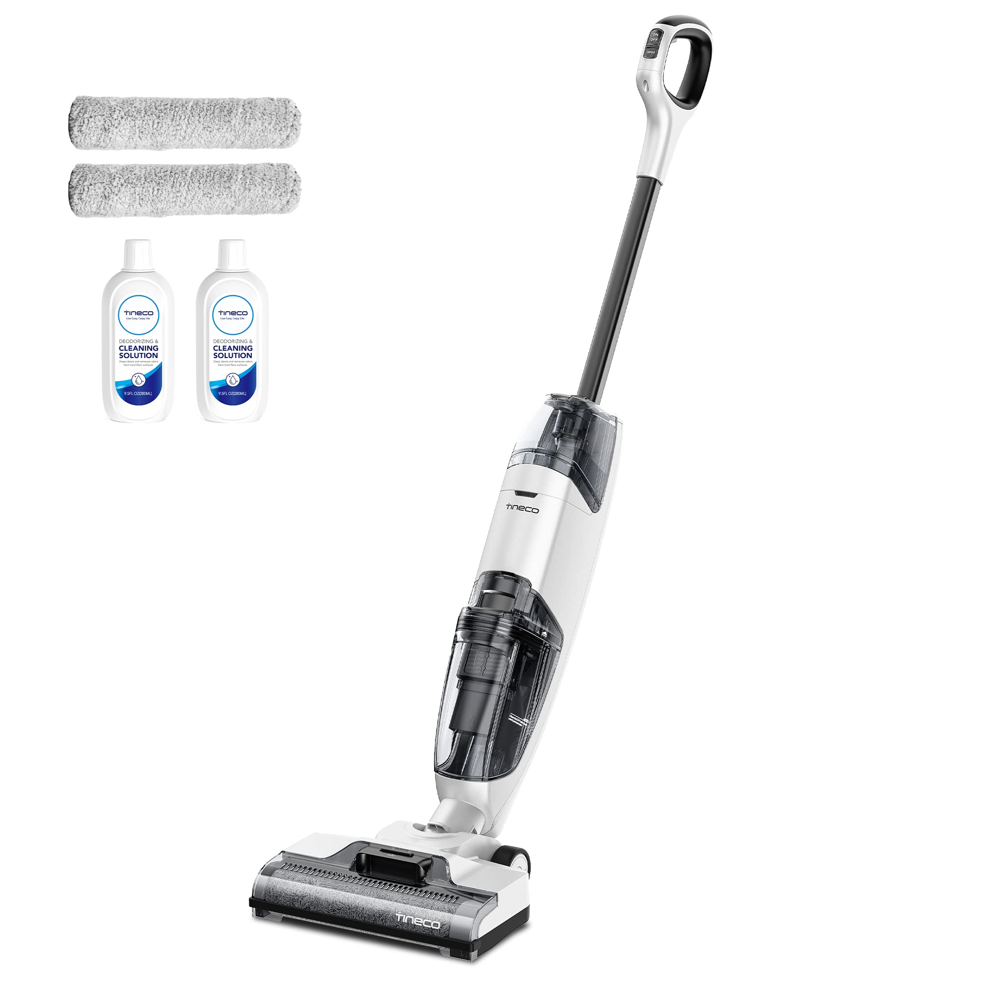 TinecoiFLOOR 2 Complete Cordless Wet Dry Vacuum Floor Cleaner and Mop, One-Step Cleaning for Hard Floors, Great for Sticky Messes and Pet Hair