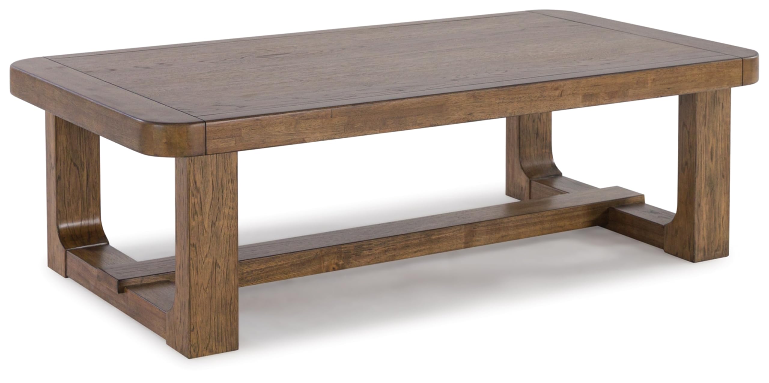 Signature Design by Ashley Cabalynn Traditional Farmhouse Coffee Table, Brown