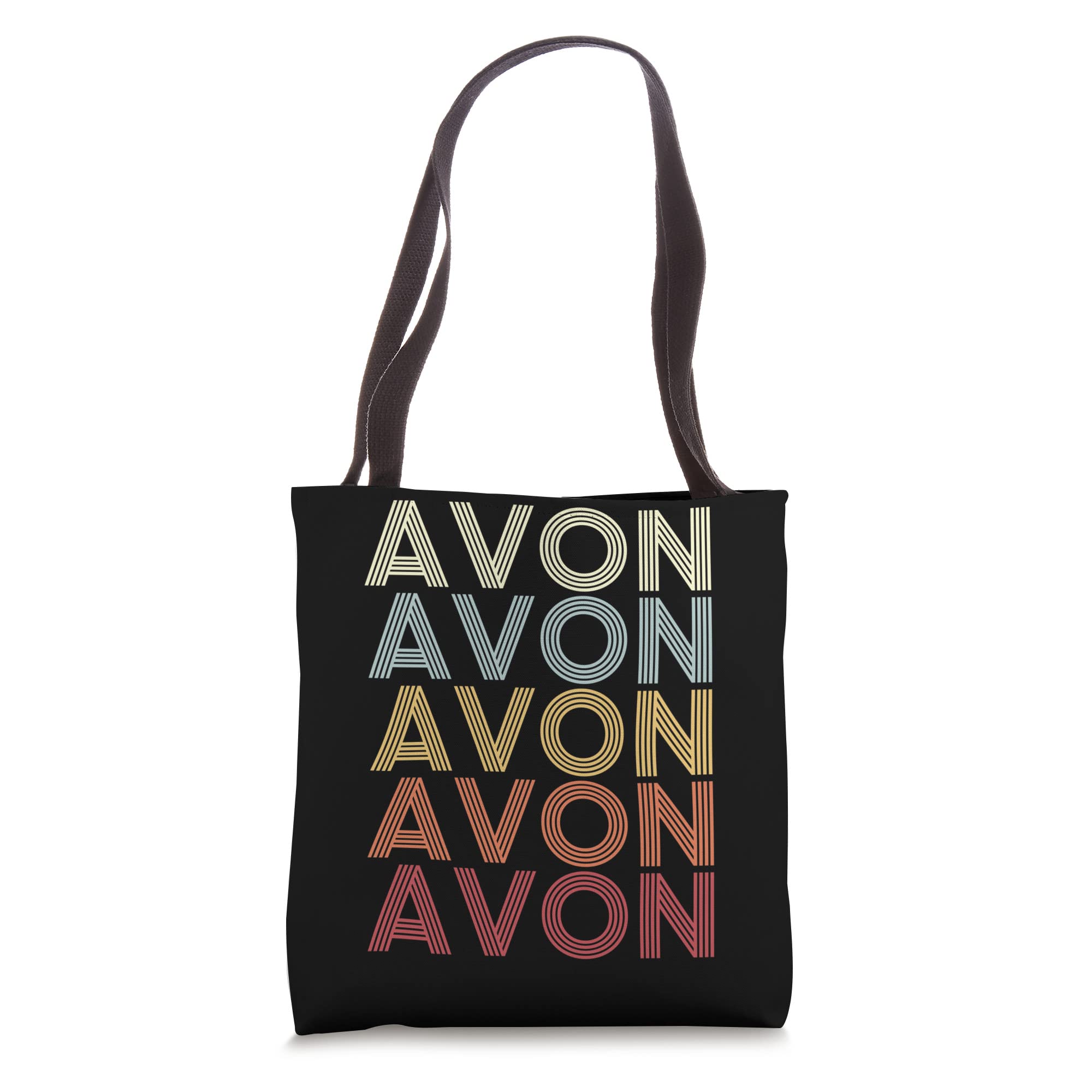 Avon Massachusetts Avon MA Retro VintageText Tote Bag