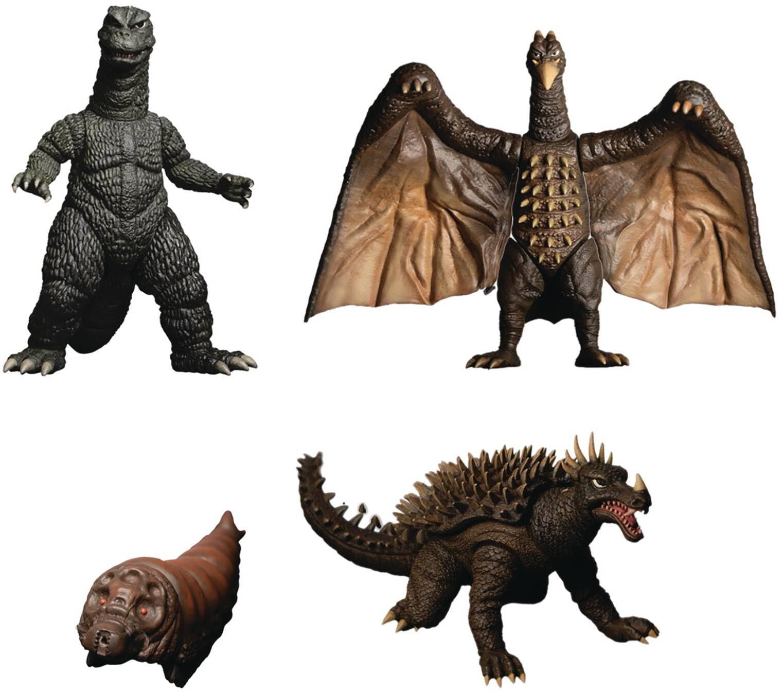 MEZCO TOYS 5 Points XL Godzilla Destroy All Monsters RD1 Box Set