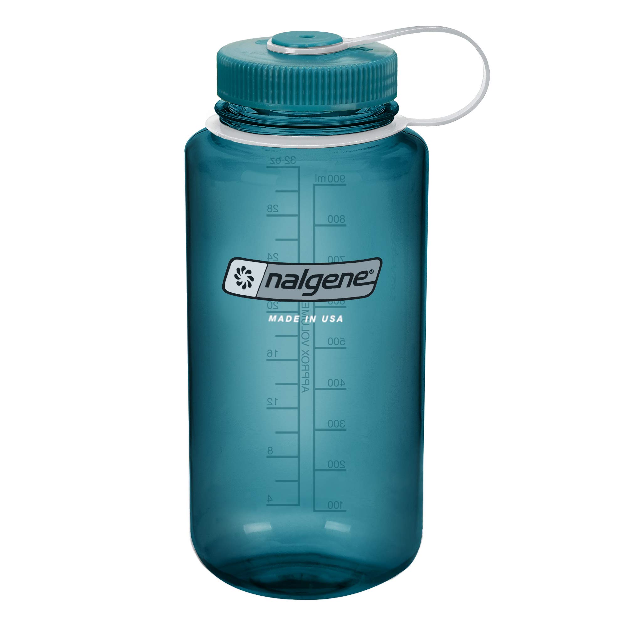 NalgeneTritan Wide Mouth BPA-Free Water Bottle, Cadet W/ Cadet Cap, 32oz (341844)