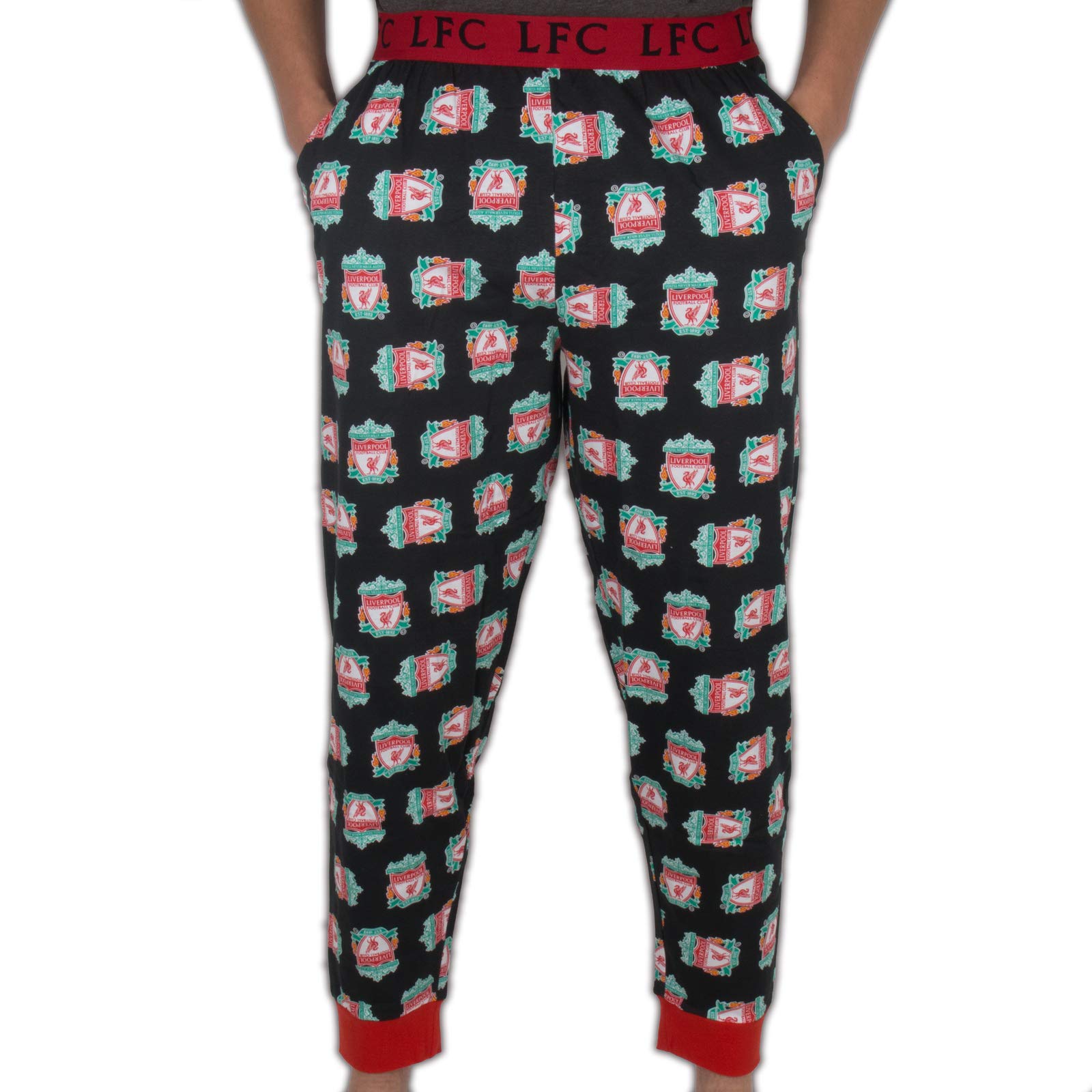 Liverpool FC Mens Lounge Pants Pyjama Bottoms Official Football Gift