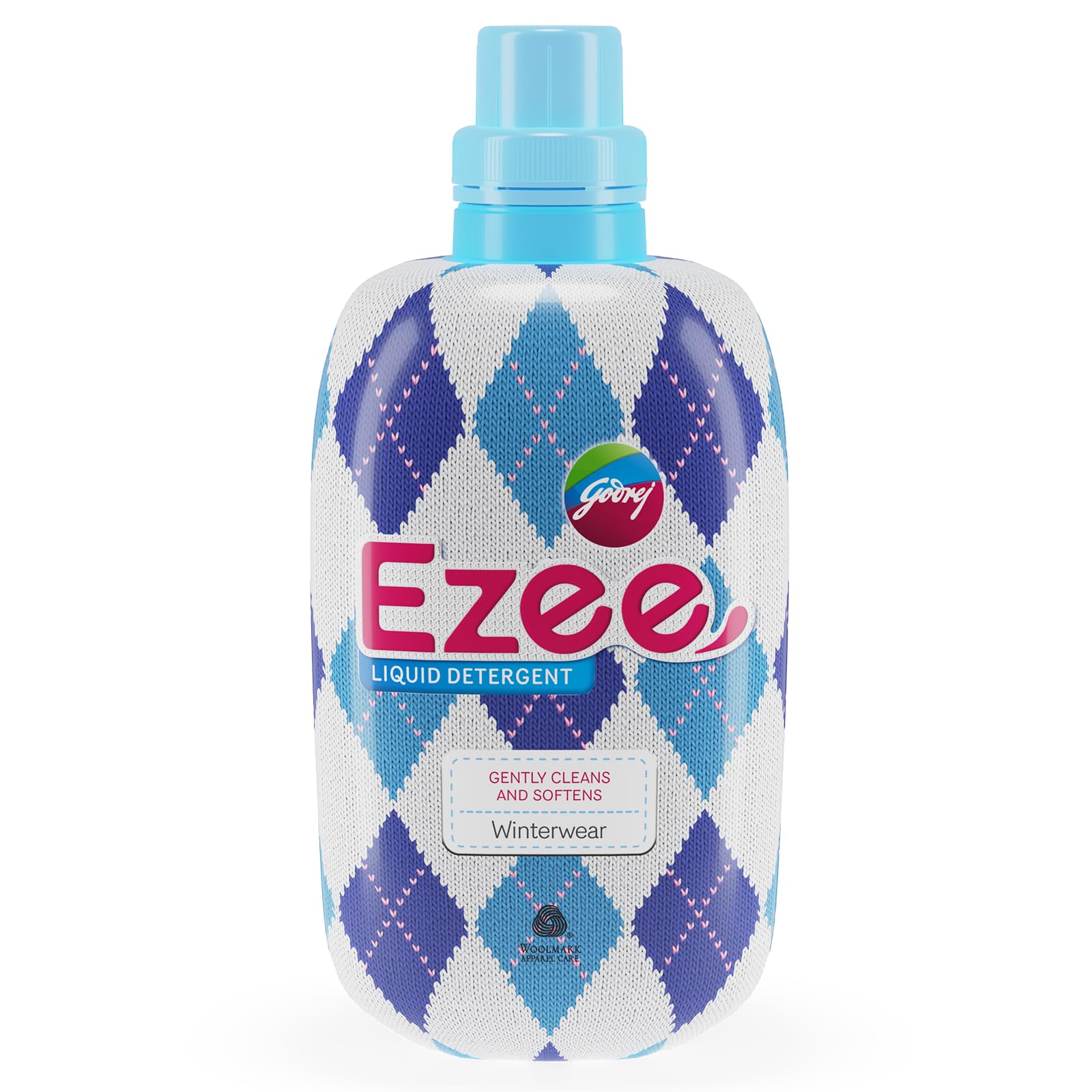 Godrej Ezee Liquid Detergent - 250g Bottle | for Winter-wear | Added Conditioner | No Soda Formula | Woolmark Certified