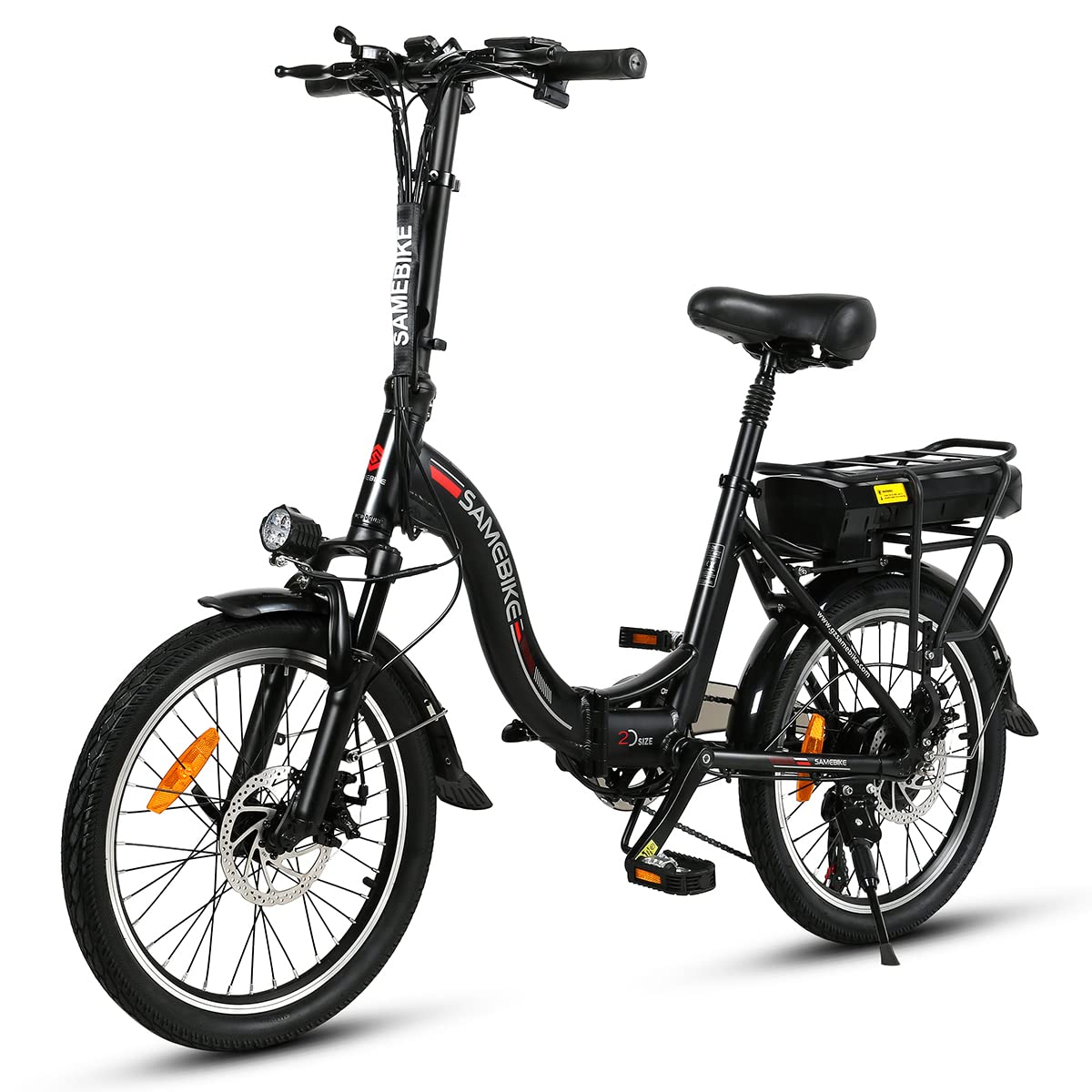 SAMEBIKE JG-20 Electric Bicycle for Adults 36V12AH Removable Battery Folding Electric Commuter City Bicycle 20 Inch