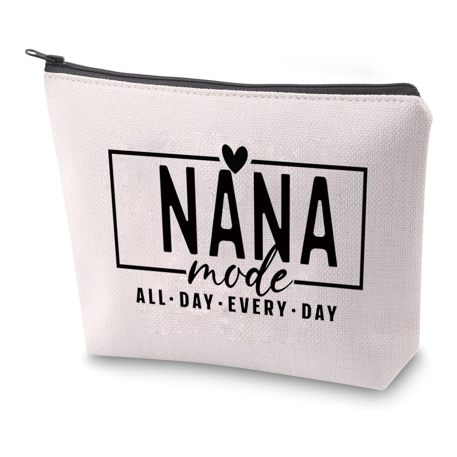 PXTIDY Nana Cosmetic Bag Nana Mode All Day Every Day Make Up Bag Grandma Gift Best Nana Ever Gifts New Nana Gifts