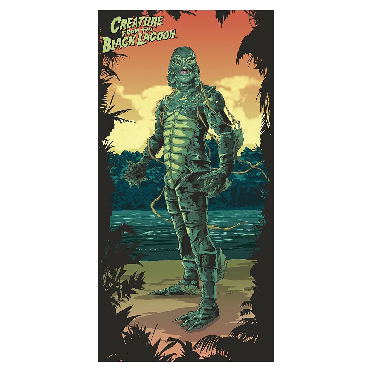 Factory EntertainmentCreature from The Black Lagoon Beach Towel 30" x 60"