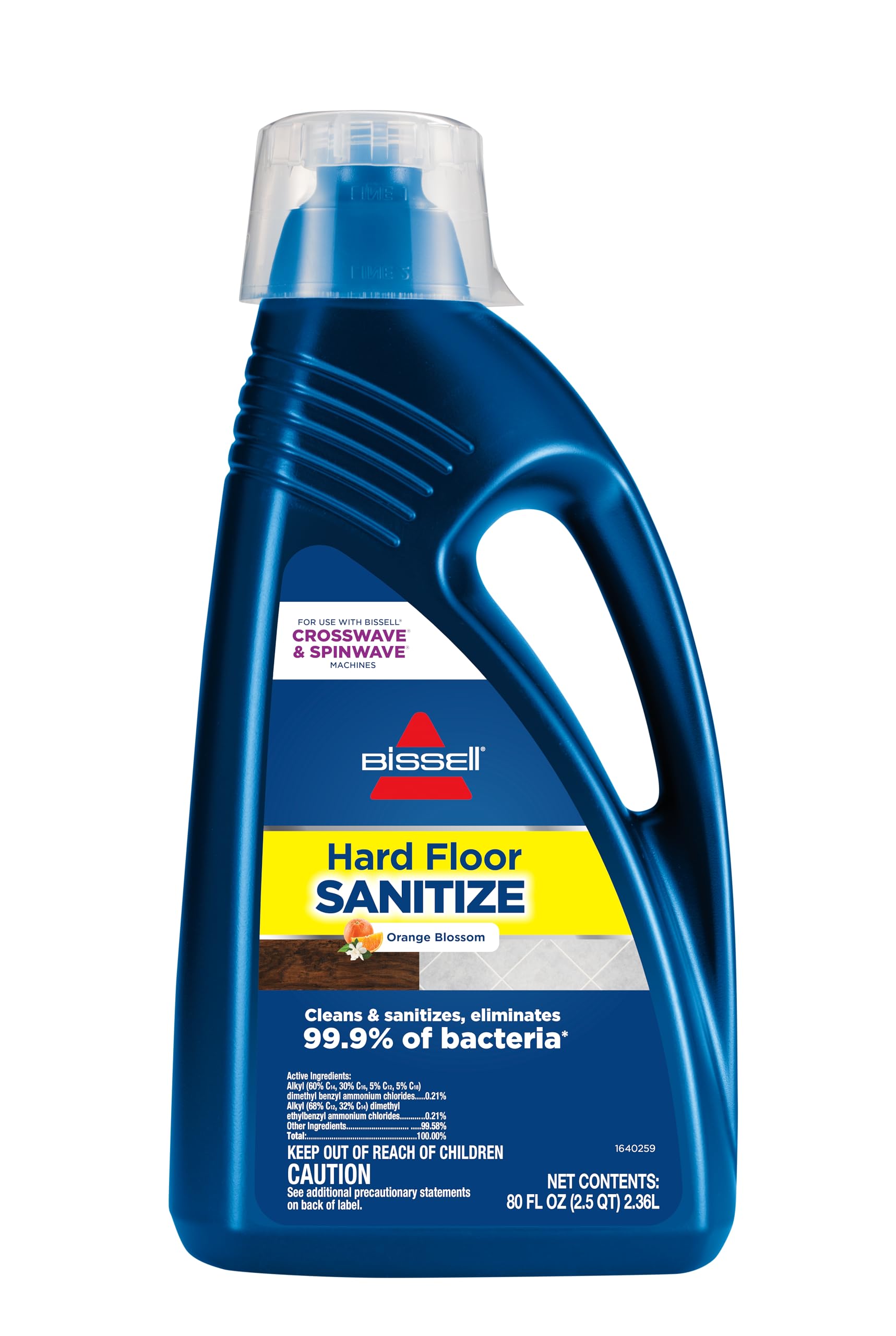 Bissell Hard Floor Sanitize Formula, 80 oz, 2504L, 80 Fl Oz