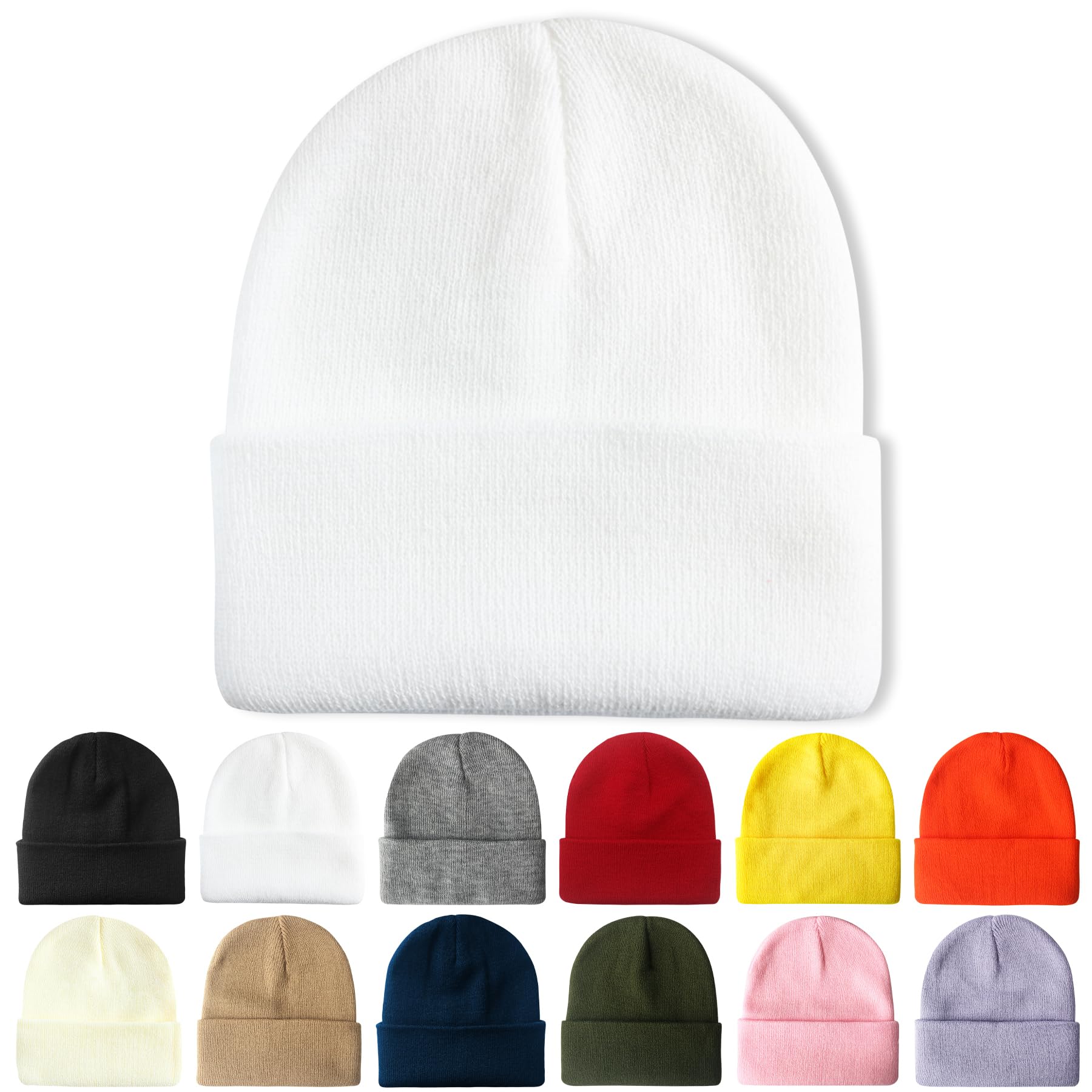 PFFYBeanie for Men and Women Unisex Knit Winter Beanies Hats