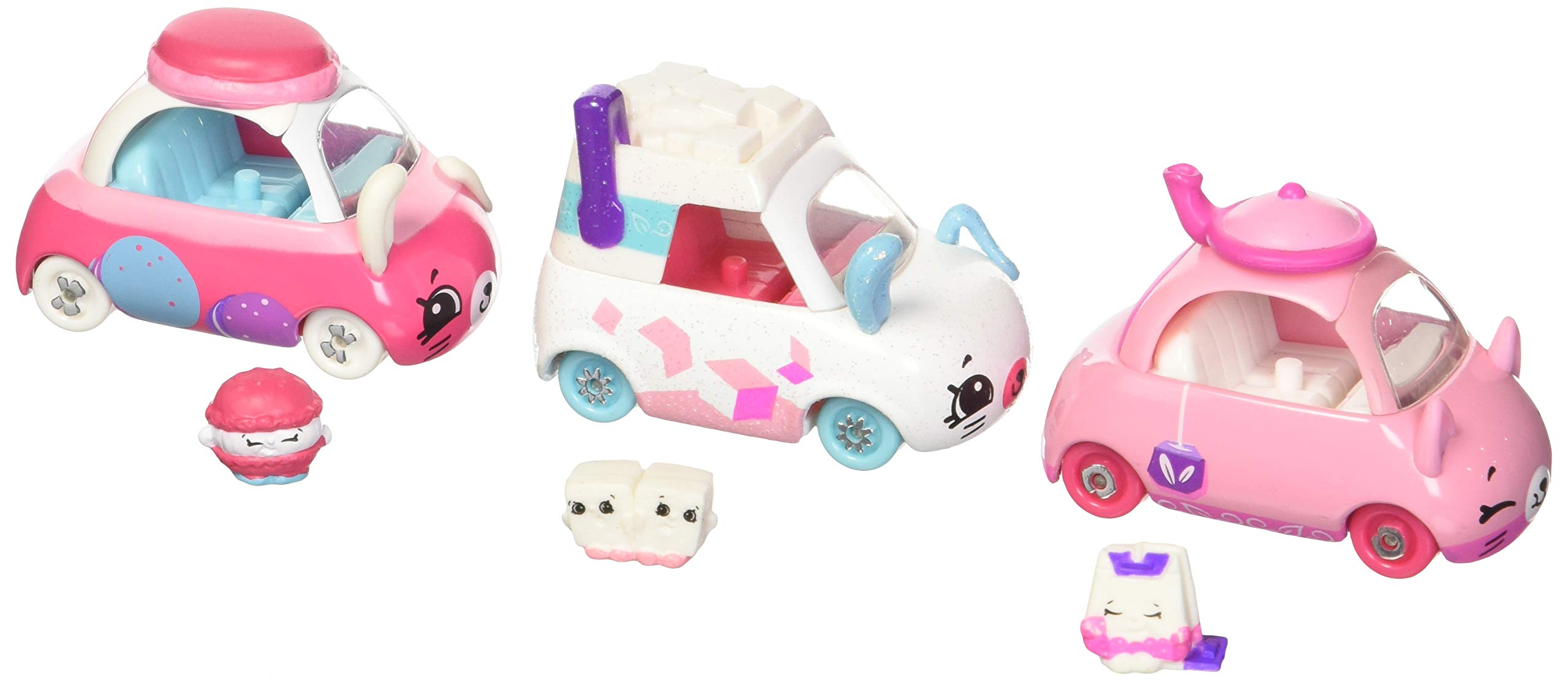 ShopkinsCutie Car S3 3 Pack-Asst 3 Childrens Toy