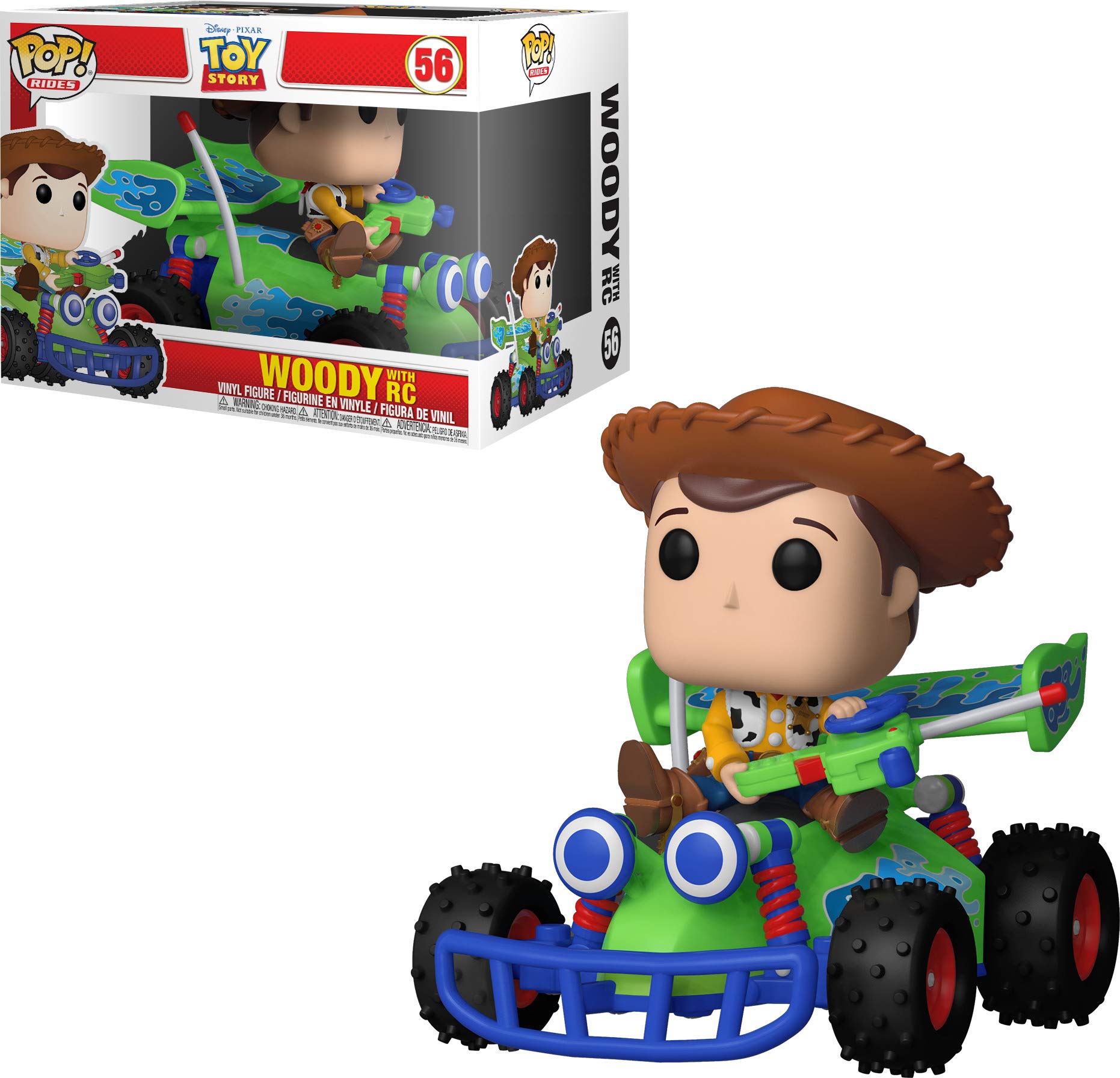 Funko 37016 POP Rides: Toy Story-Woody with RC Collectible Figure, Multicolour