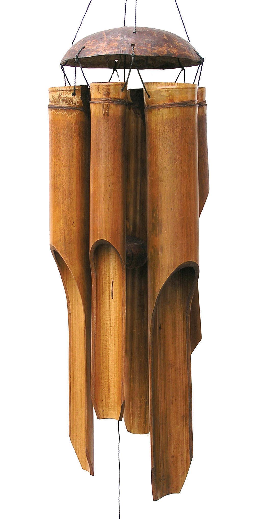 Cohasset Gifts 133 Cohasset Bamboo Wind Chime, Medium, Plain Antique