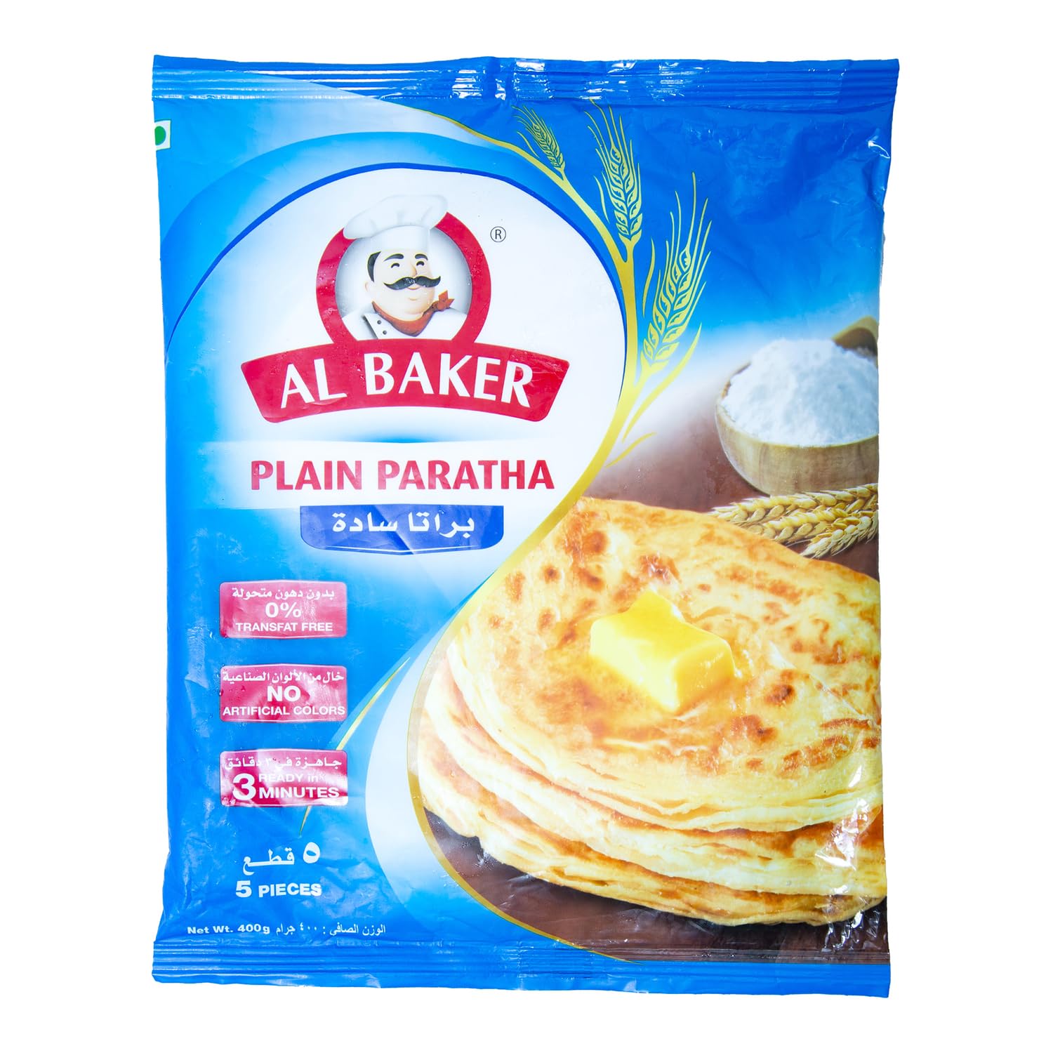 Al Baker, Plain Paratha, 400g