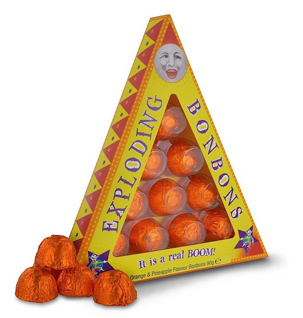 Universal Studios Wizarding World of Harry Potter Park Honeydukes Emporium Exploding Bon Bons Orange & Pinapple Flavoured 3.25 Oz Candy